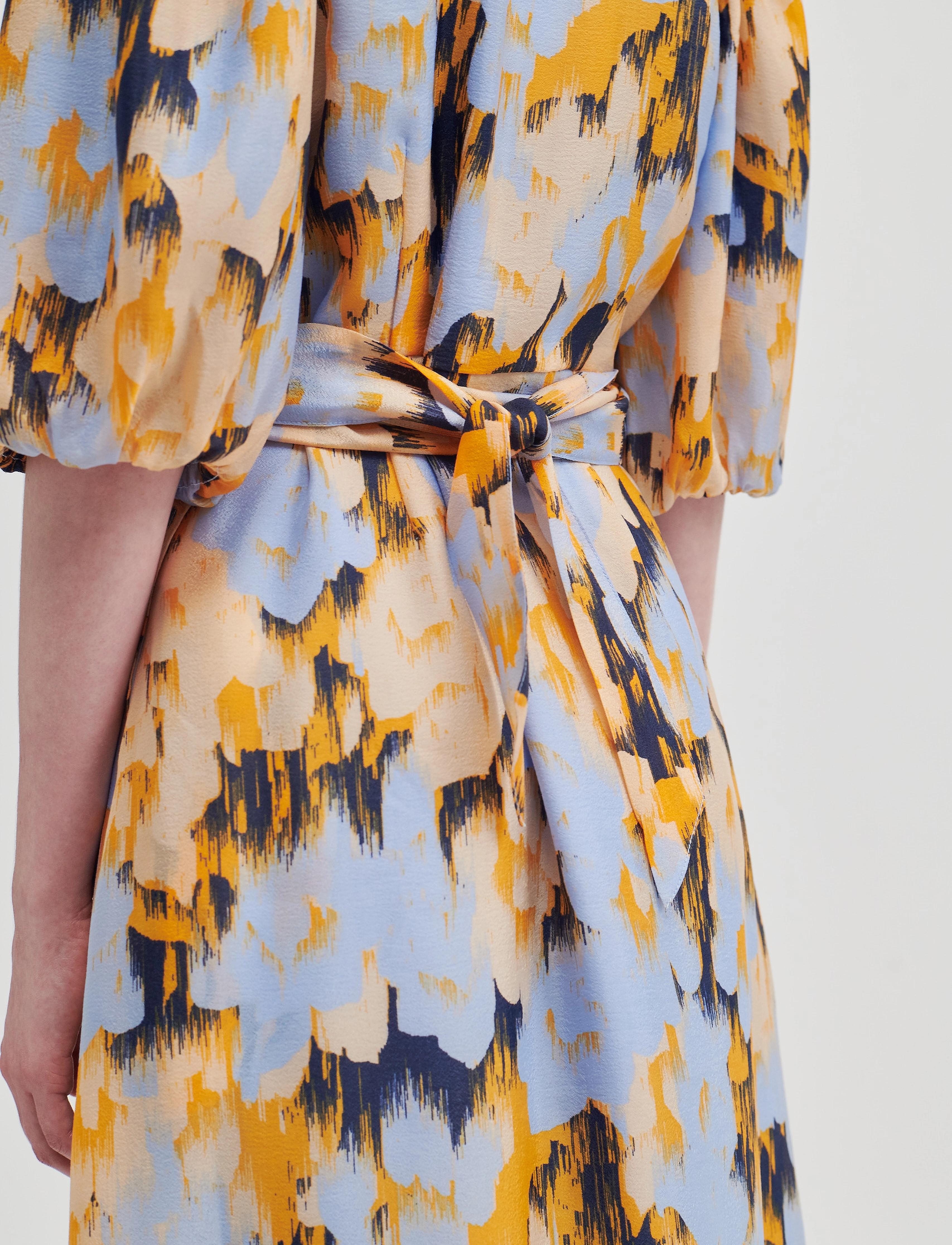 Second Female - Marigold Wrap Dress - slå-om-kjoler - heather - 4