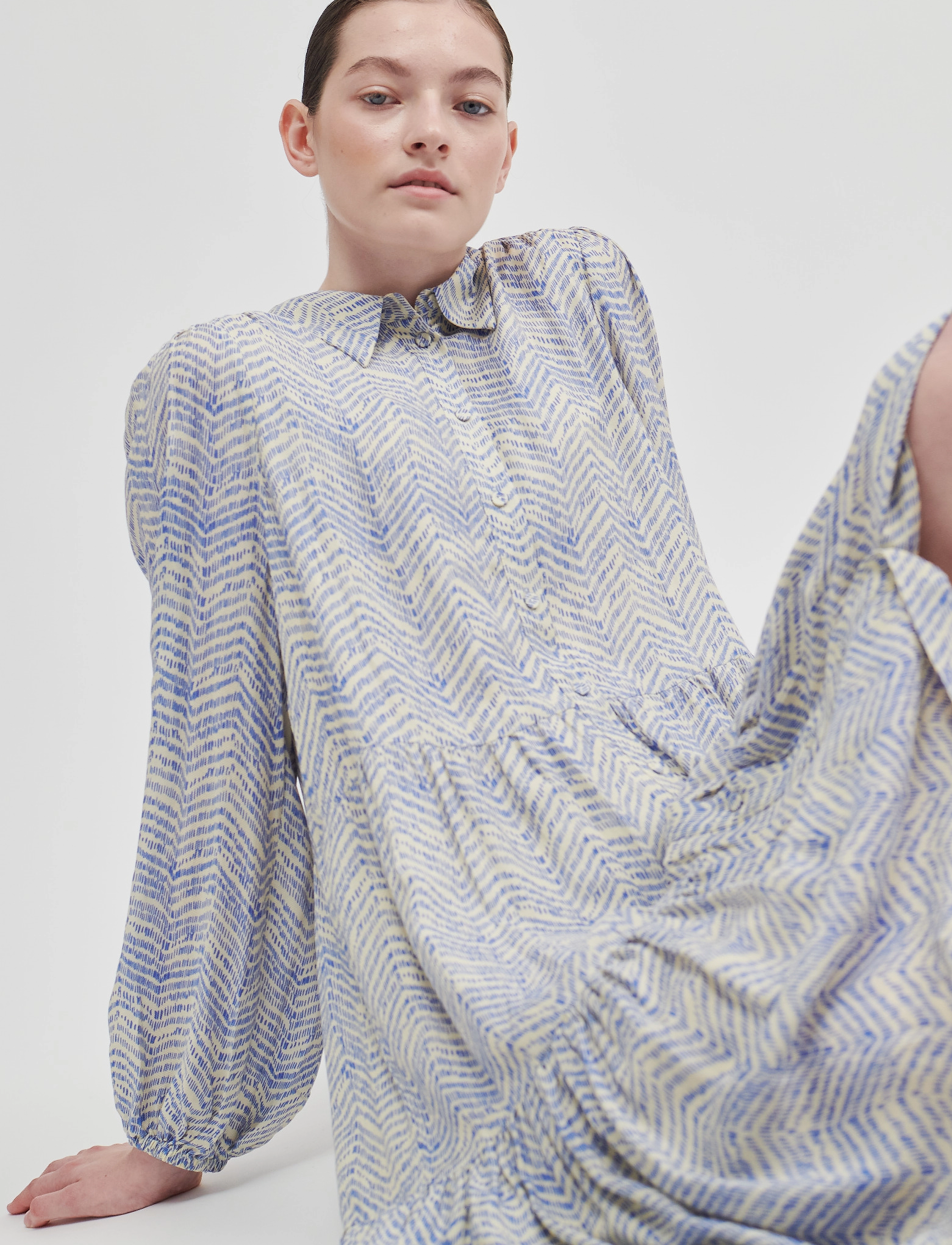 Second Female Mallow Dress - Hemdkleider - AMPARO BLUE / blue