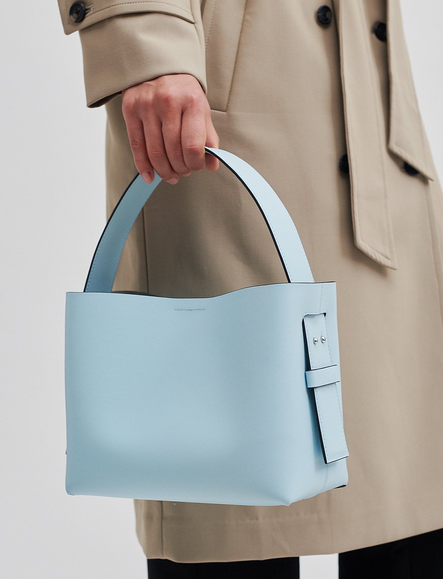 Second Female - Leata Leather Bag - starlight blue - 5