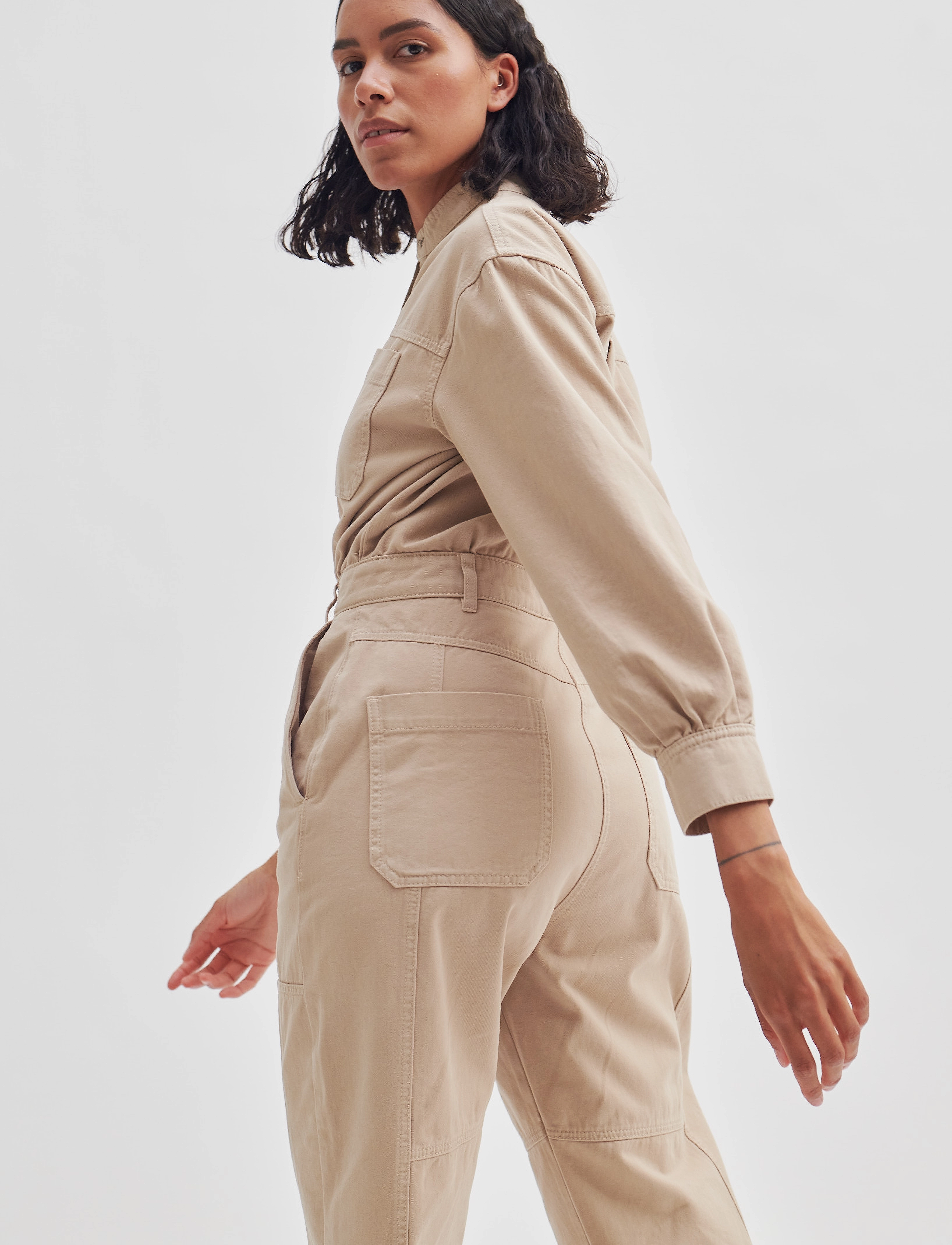 Second Female - Zizanne Jumpsuit - kvinder - crockery - 4