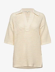 Second Female - Mantova Knit Collar - gebreide truien - antique white - 0