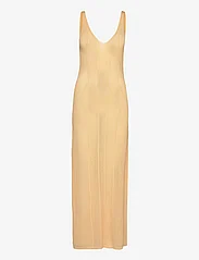Second Female - Amalfi Knit Strap Dress - sommerkjoler - golden fleece - 0