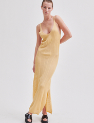 Second Female - Amalfi Knit Strap Dress - sommarklänningar - golden fleece - 2
