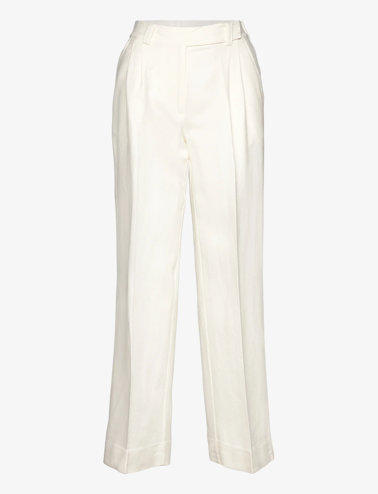 Second Female - Lino Trousers - juhlamuotia outlet-hintaan - antique white - 0