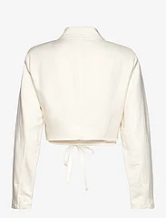 Second Female - Lino Cropped Blazer - juhlamuotia outlet-hintaan - antique white - 1