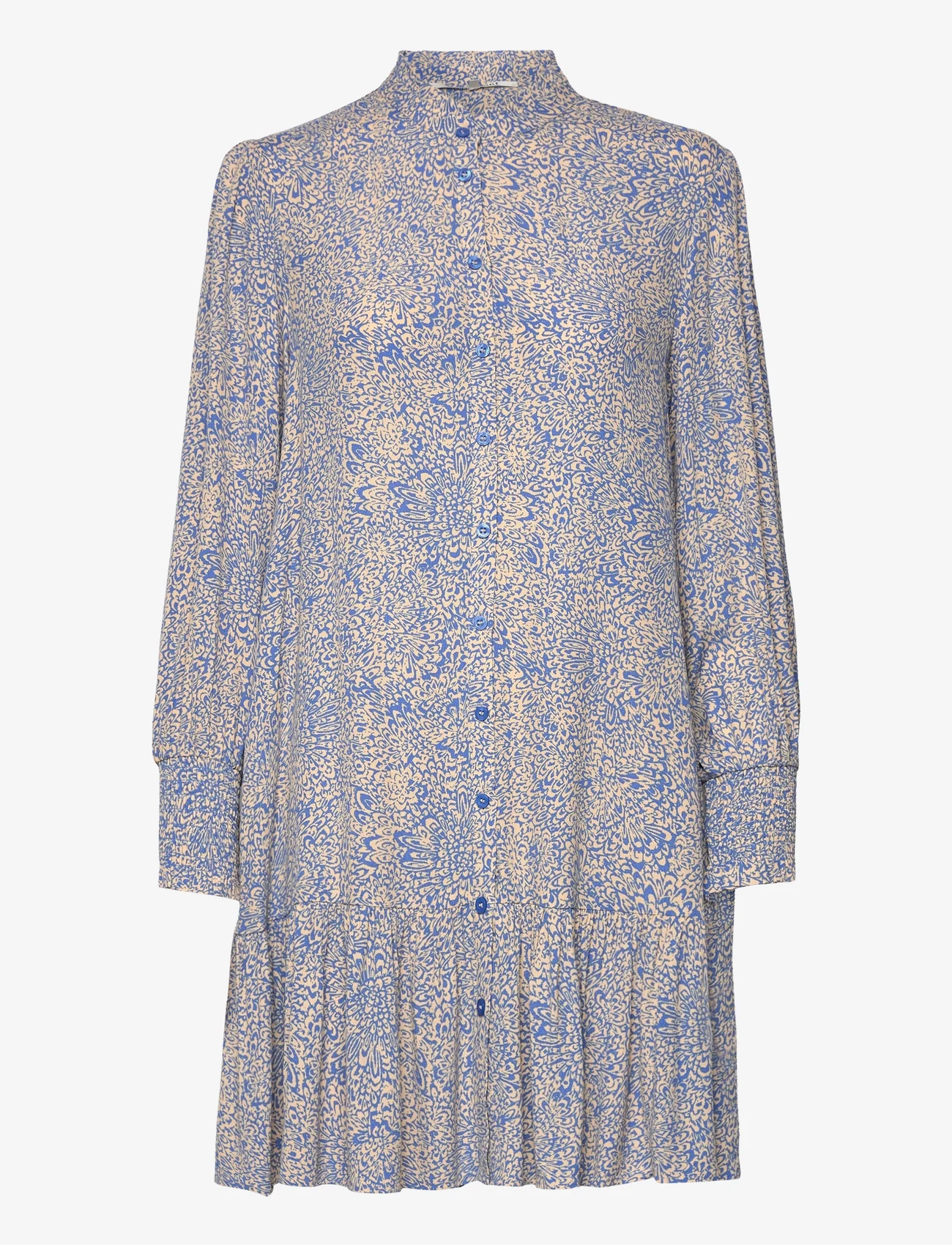 Second Female - Gioia Mini Dress - skjortekjoler - blue yonder - 0