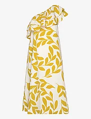 Second Female - Ulivo One-Shoulder Dress - sommerkjoler - golden olive - 0