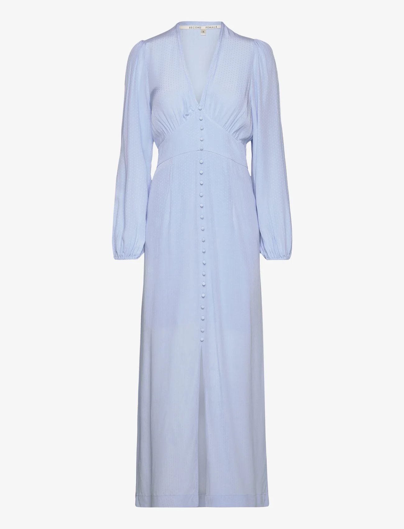Second Female - Emanuelle Slim Dress - sukienki letnie - brunnera blue - 0