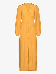 Second Female - Emanuelle Slim Dress - sommarklänningar - golden apricot - 0