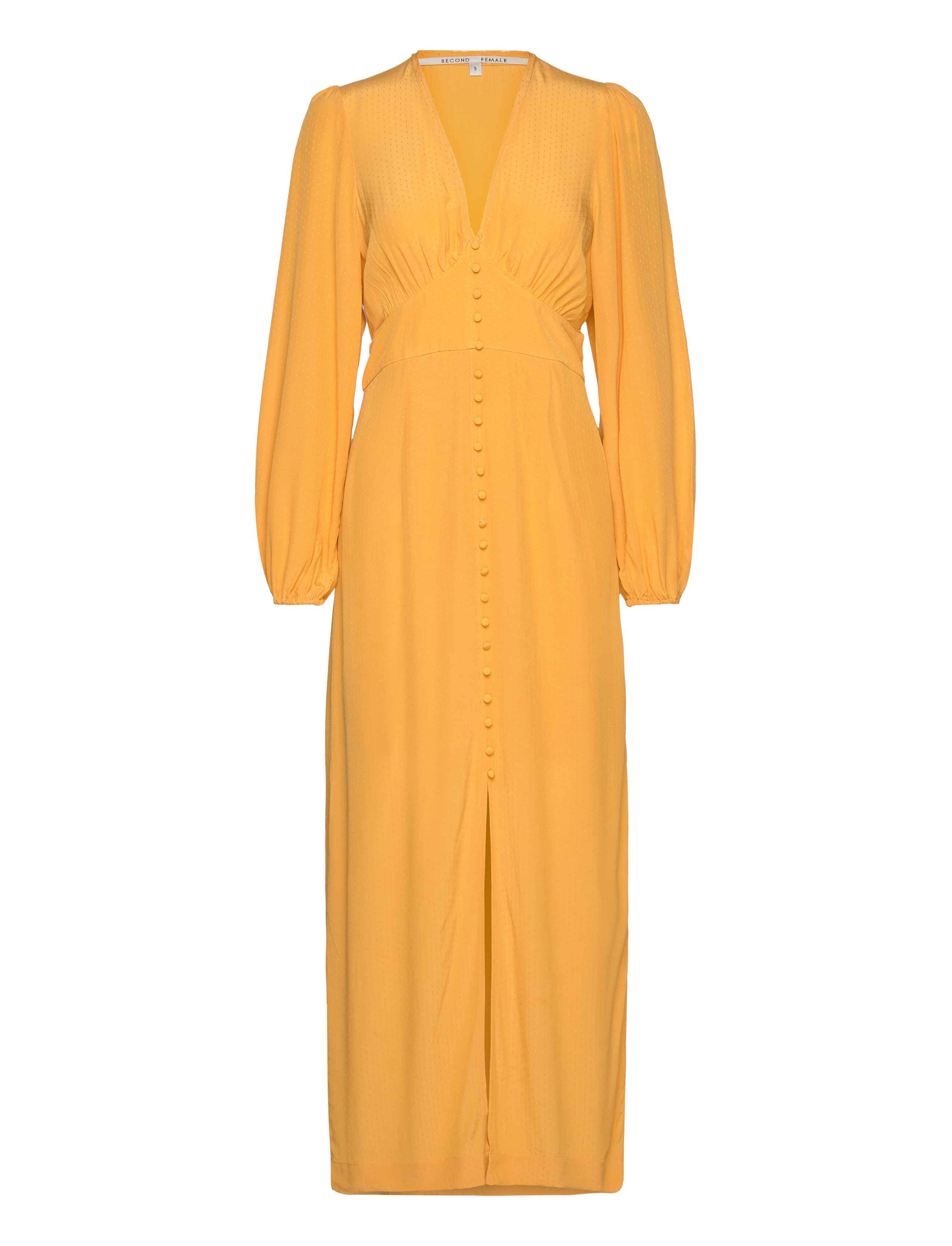 Second Female Emanuelle Slim Dress - Kjoler - GOLDEN APRICOT / orange