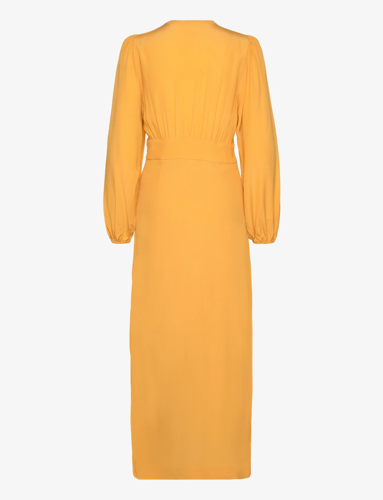 Second Female - Emanuelle Slim Dress - kesämekot - golden apricot - 1