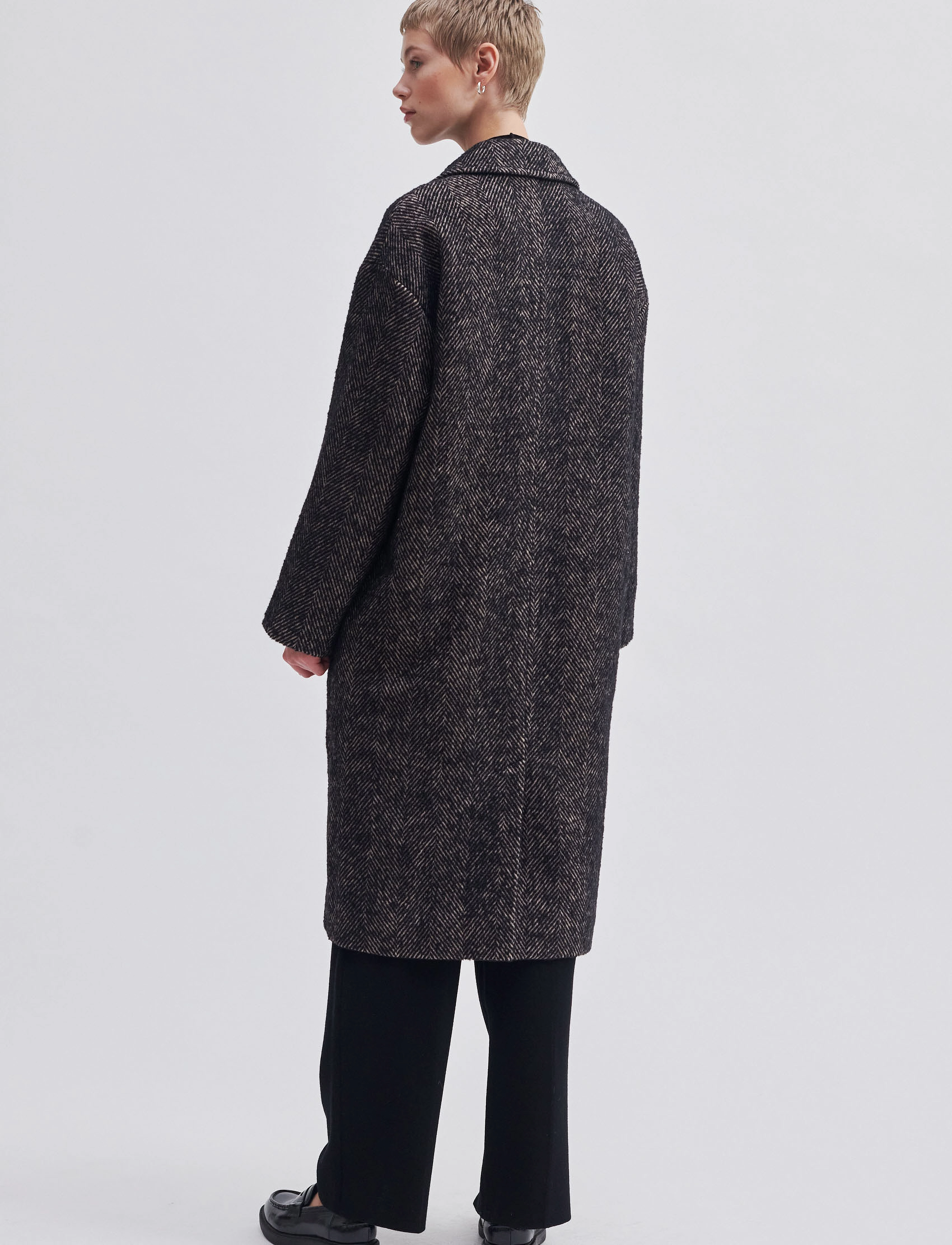 Second Female - Cakile Classic Coat - silver mink - 5