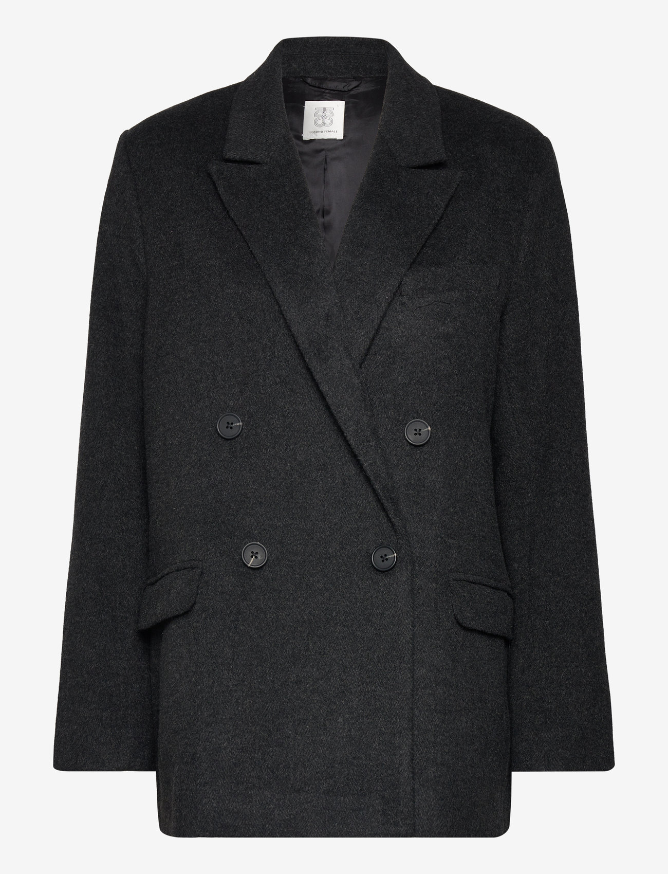 Second Female - Jaime Blazer - dark grey melange - 0