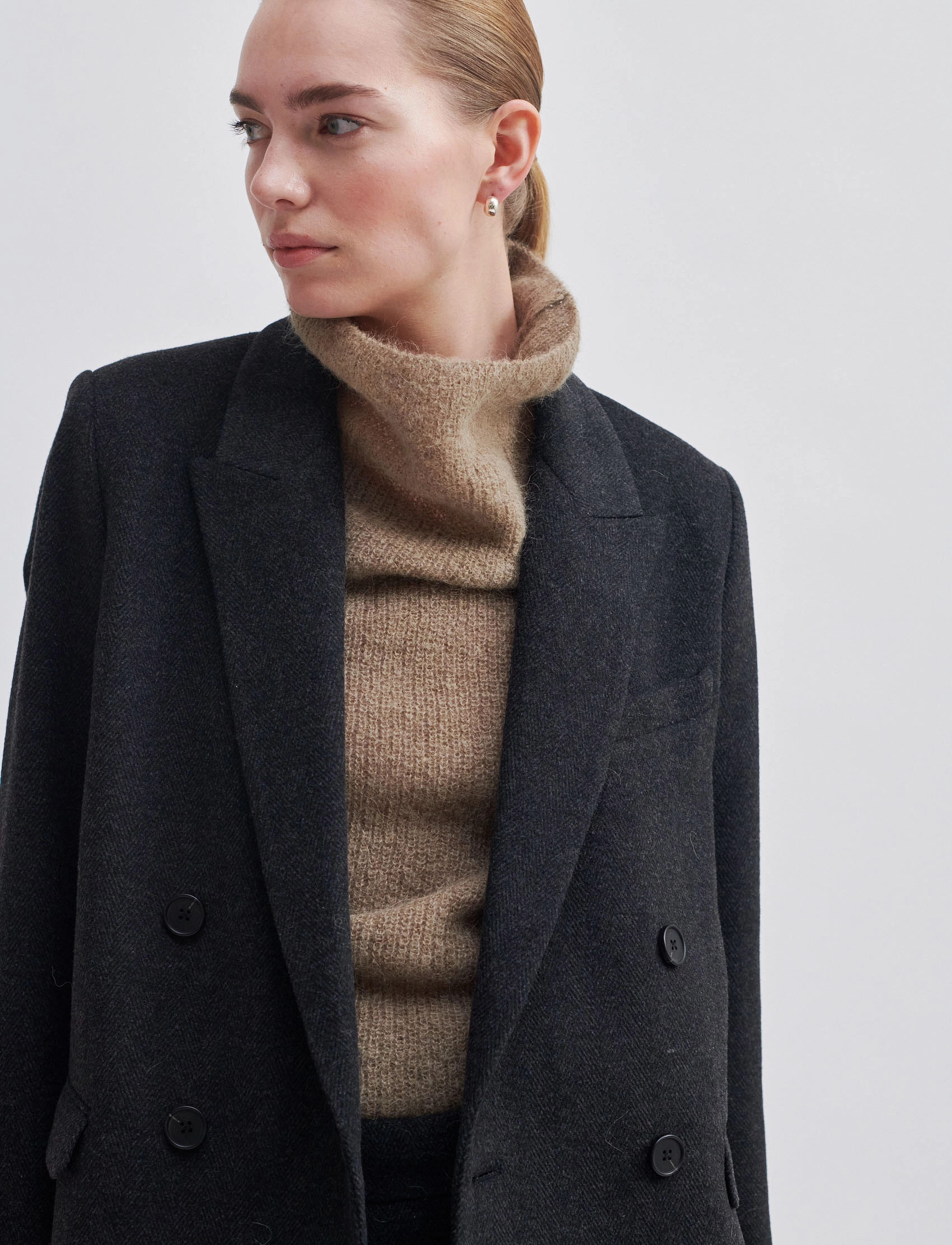Second Female - Jaime Blazer - dark grey melange - 3