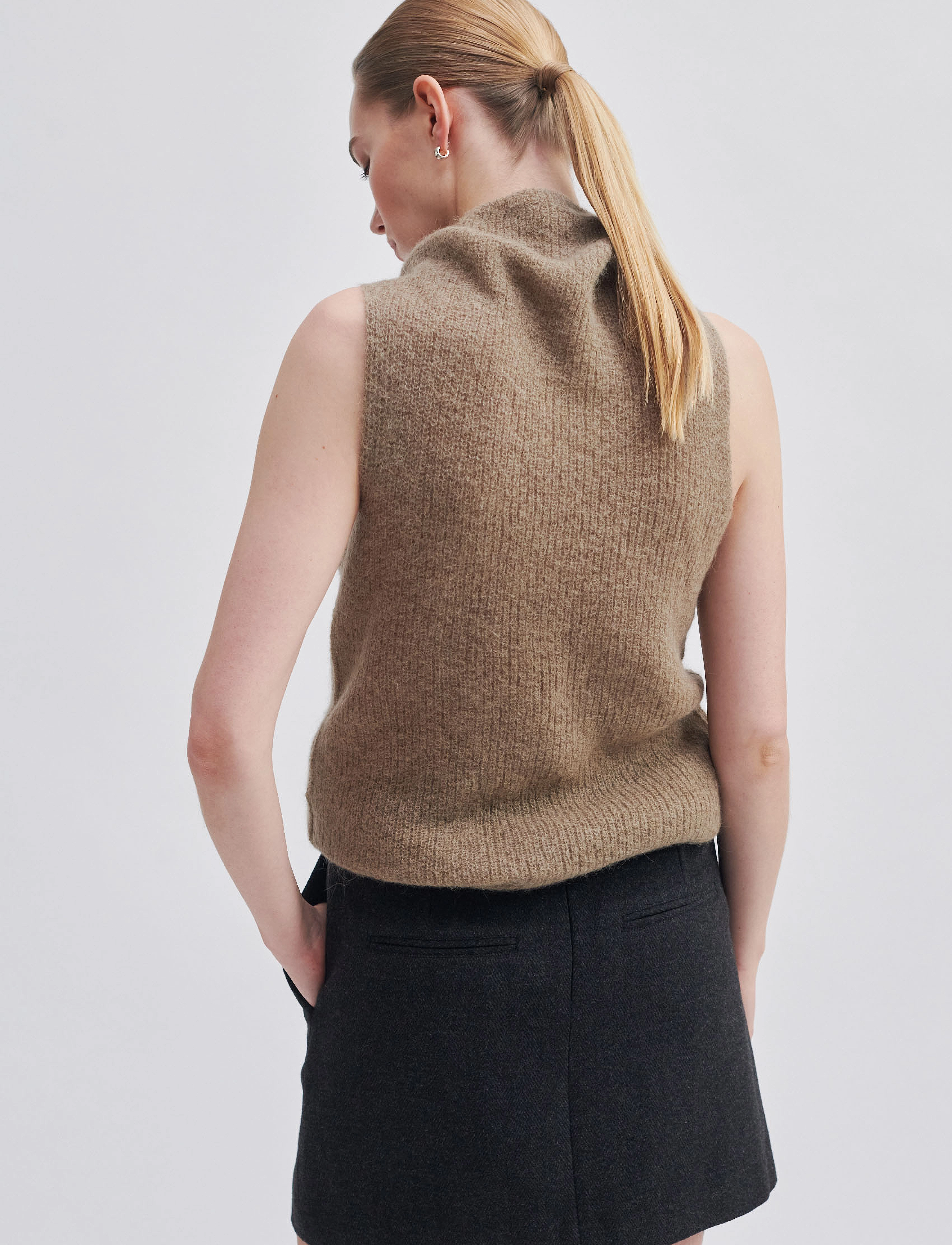 Second Female - Jaime Skirt - dark grey melange - 3