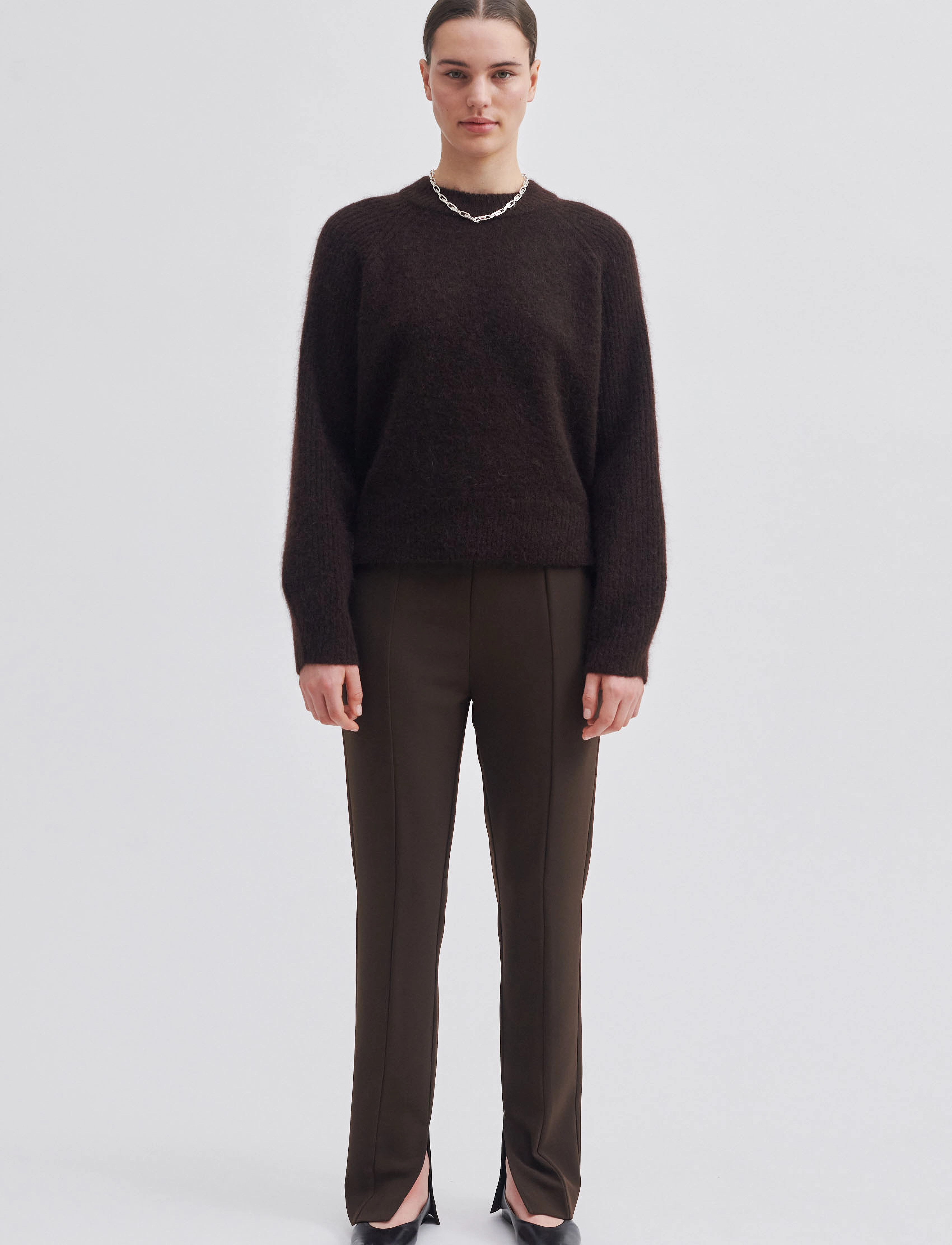 Second Female - Fique Split Trousers - slim-fit broeken - molÉ - 4