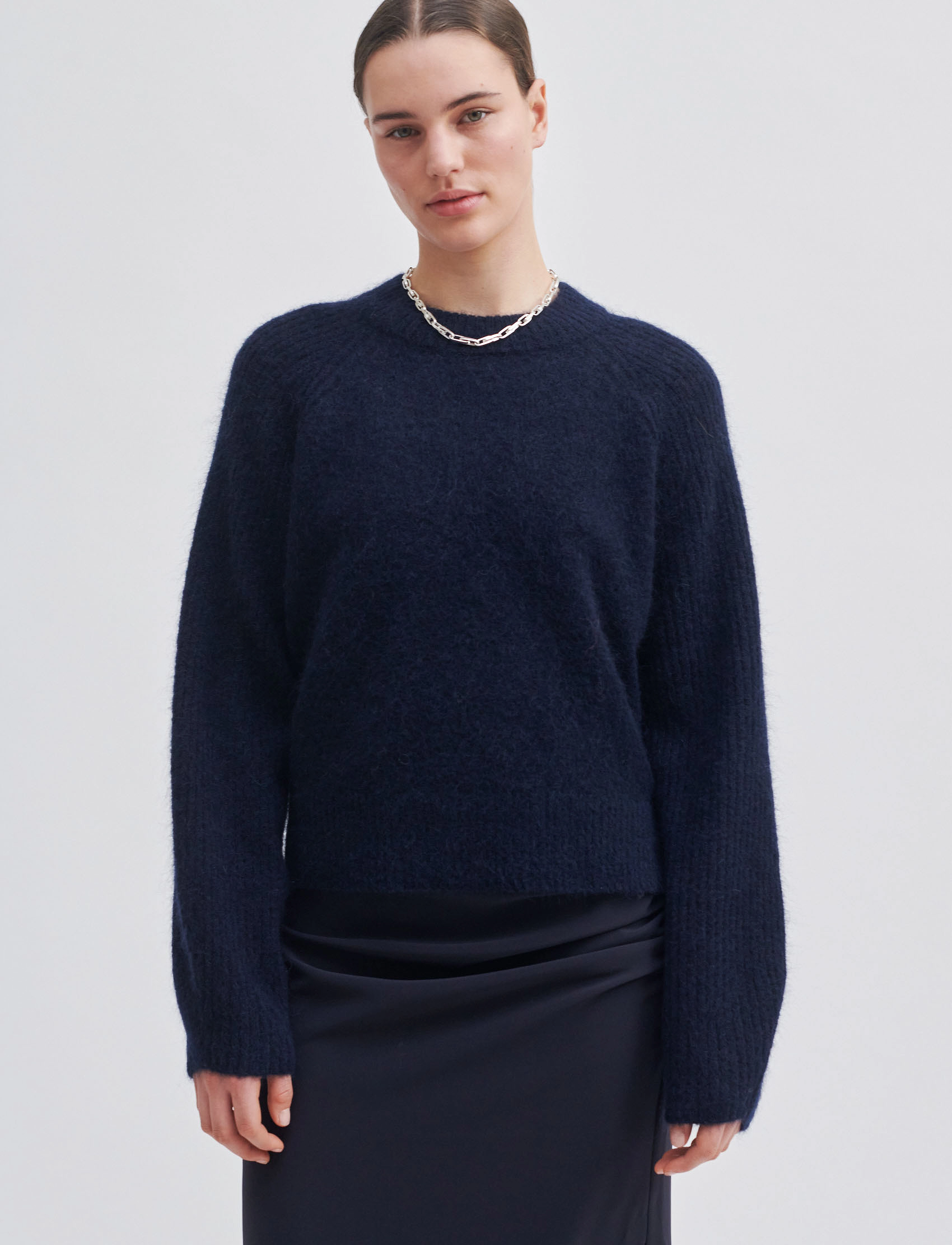 Second Female - Brookline Knit New O-Neck - eclipse - 2