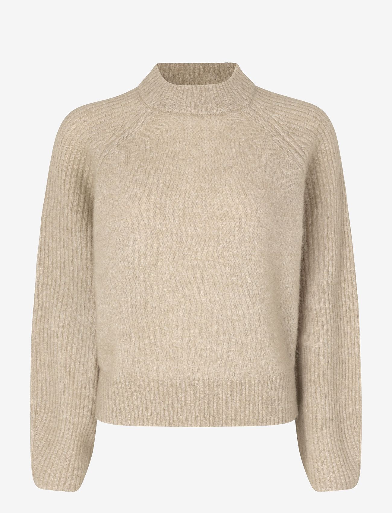 Second Female - Brookline Knit New O-Neck - pullover - oxford tan - 0