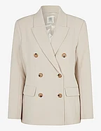 Evie Fitted Blazer - FRENCH OAK