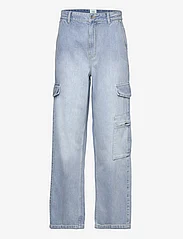 Second Female - Sandja Cargo Trousers - jeans met wijde pijpen - denim blue - 0