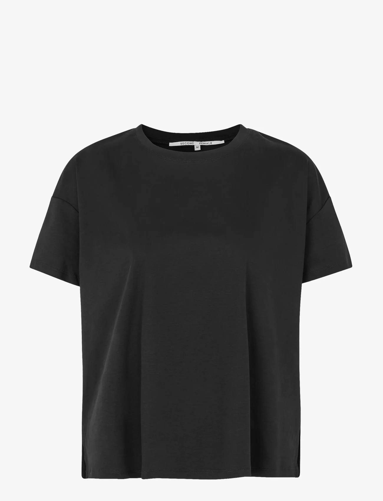 Second Female - Ghita Tee - t-shirts - black - 0