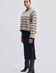 Second Female - Laila Knit O-Neck - pullover - oxford tan - 3