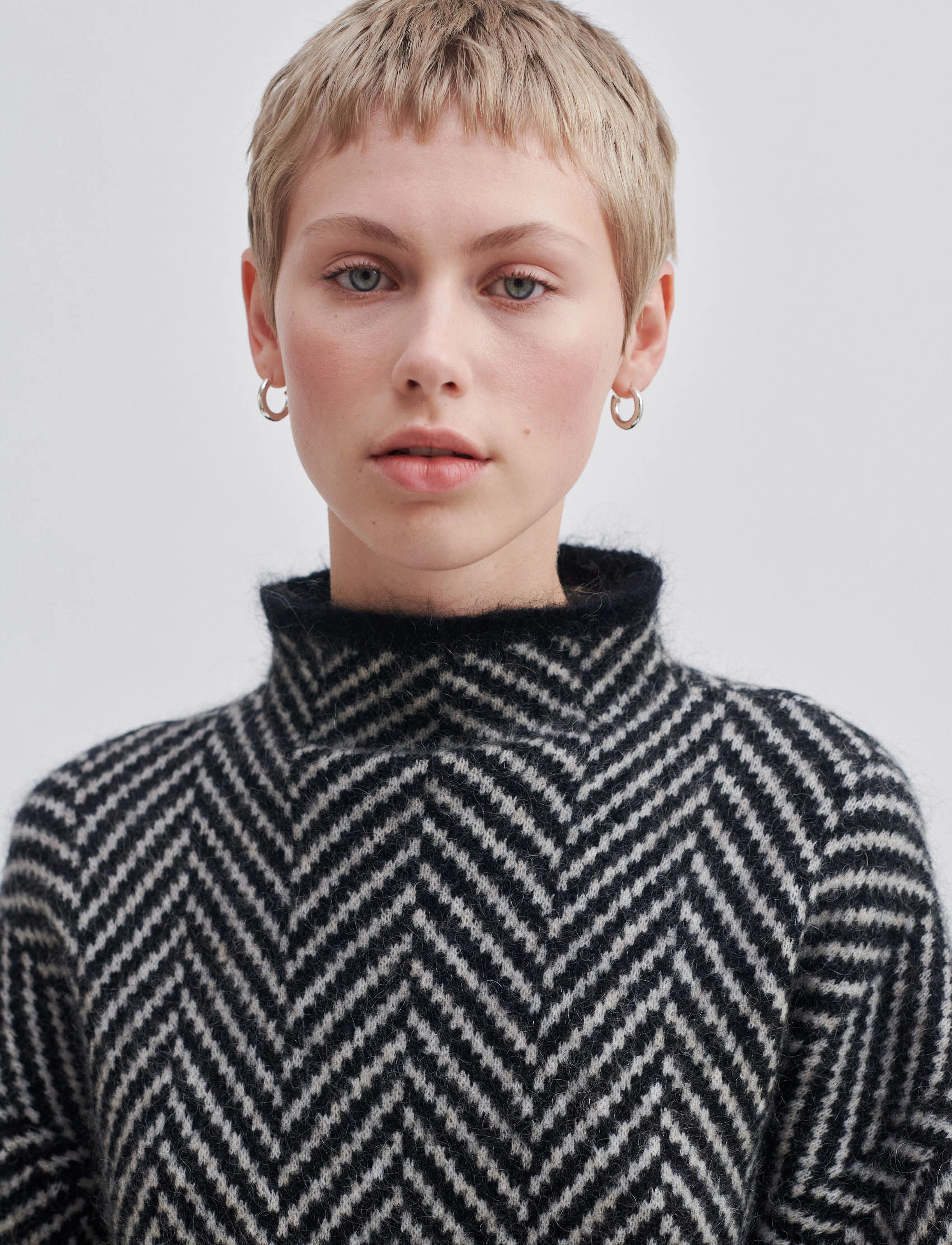 Second Female - Herrin Knit New T-Neck - black - 3