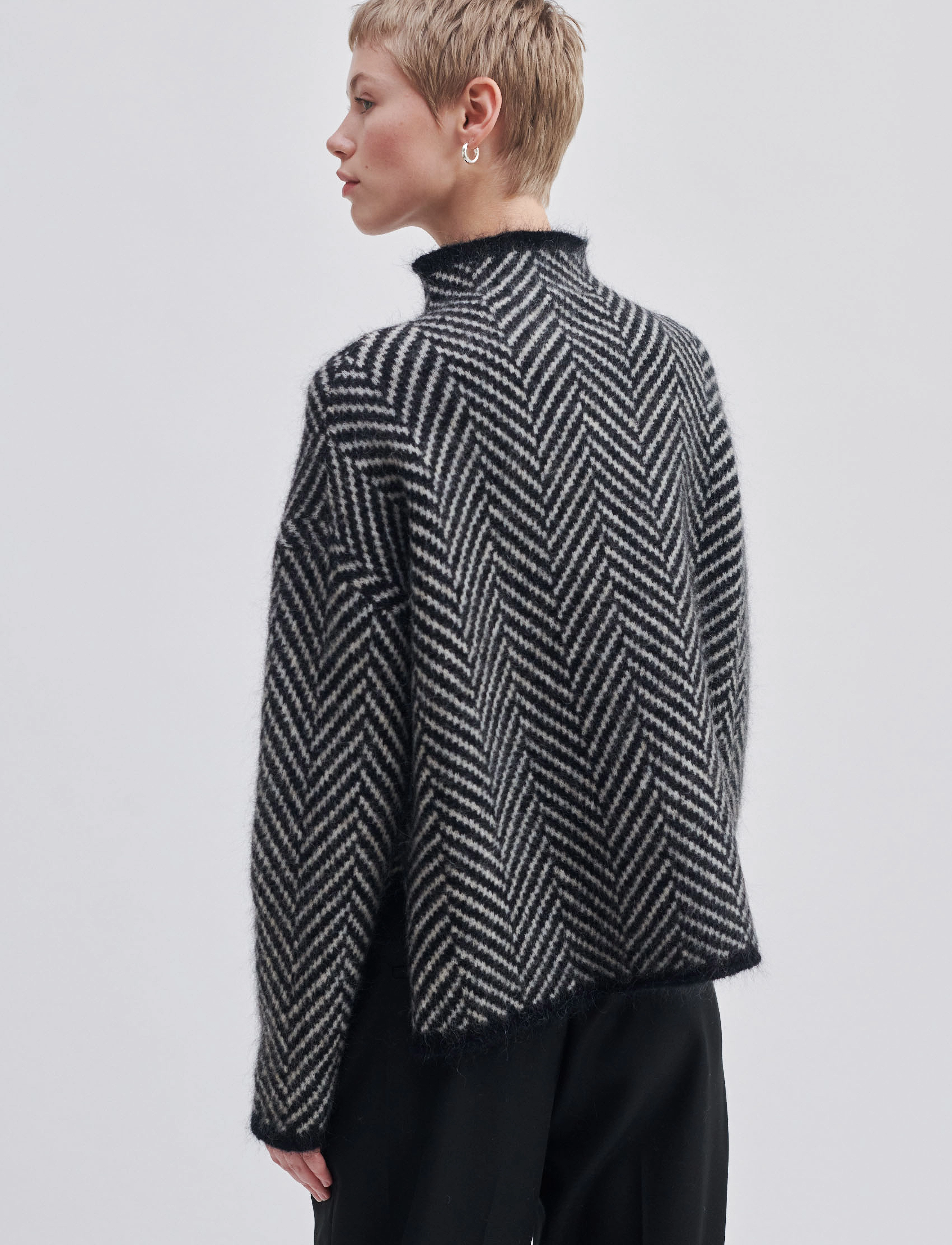 Second Female - Herrin Knit New T-Neck - black - 4