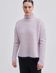Second Female - Herrin Knit New T-Neck - jumpers - pastel lilac - 5
