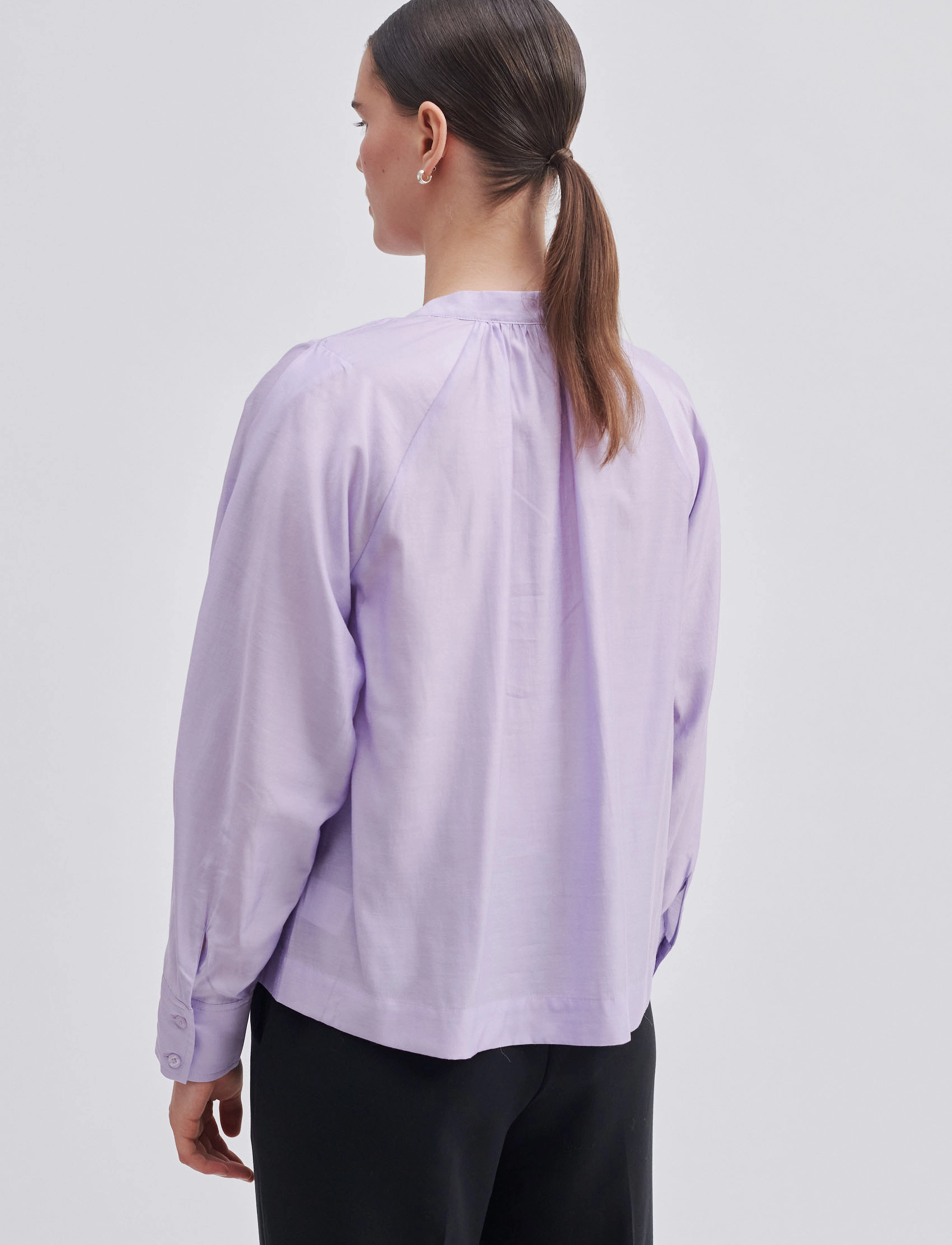 Second Female - Masman New Blouse - langærmede bluser - pastel lilac - 4