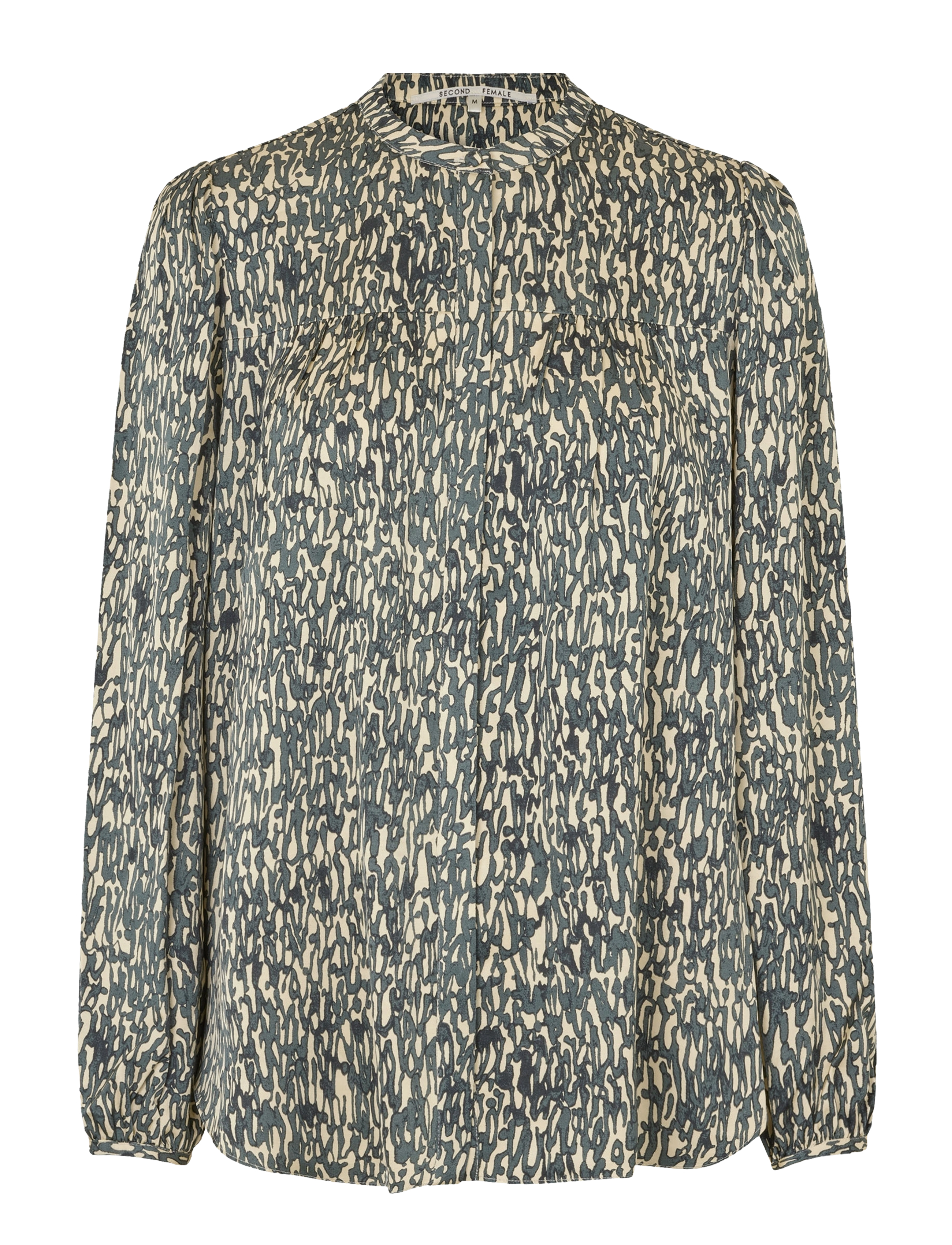 Second Female Luna Shirt - Kleidung - WOODLAND GRAY / green