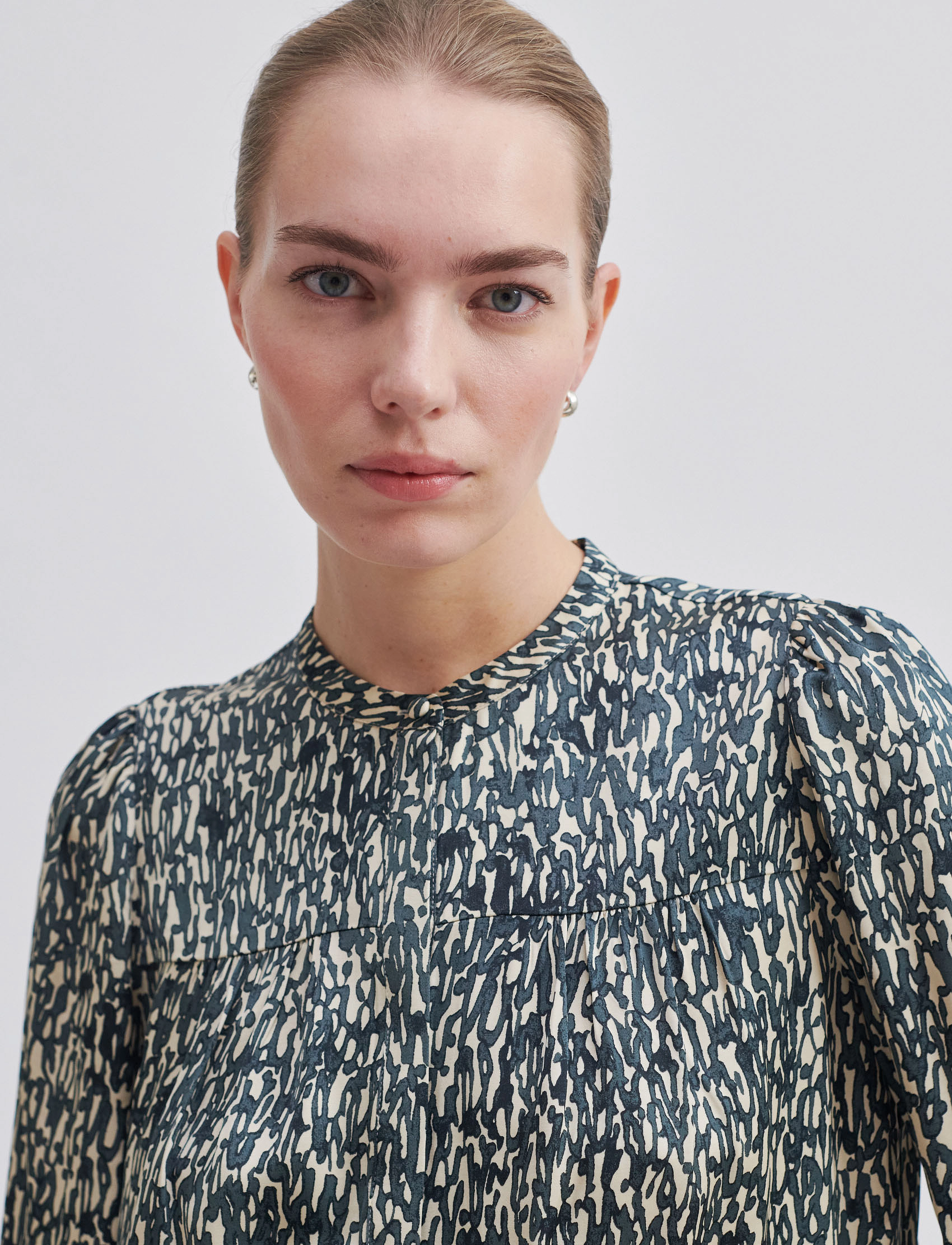 Second Female - Luna Shirt - langærmede bluser - woodland gray - 2