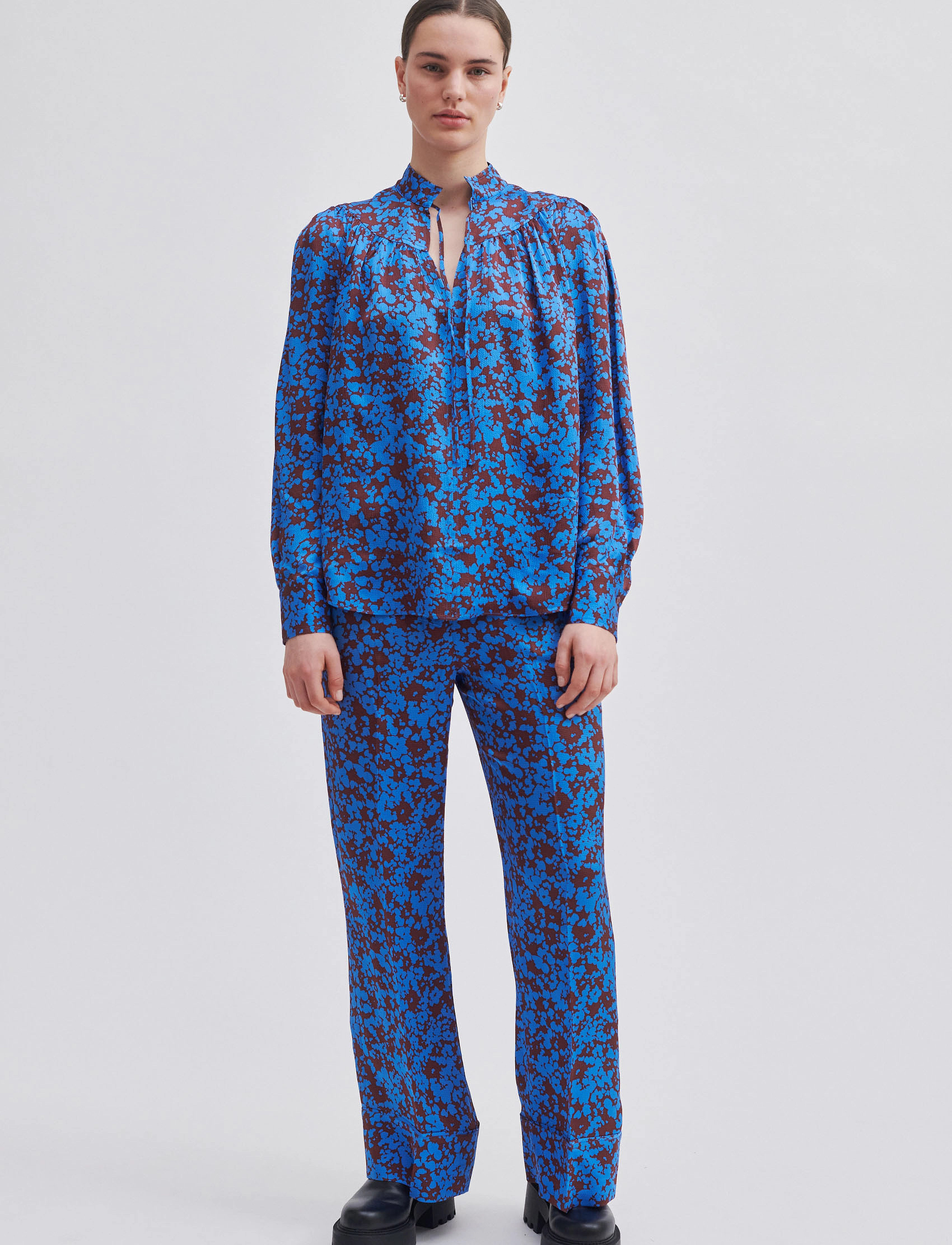 Second Female - Vincent Blouse - langærmede bluser - campanula - 3