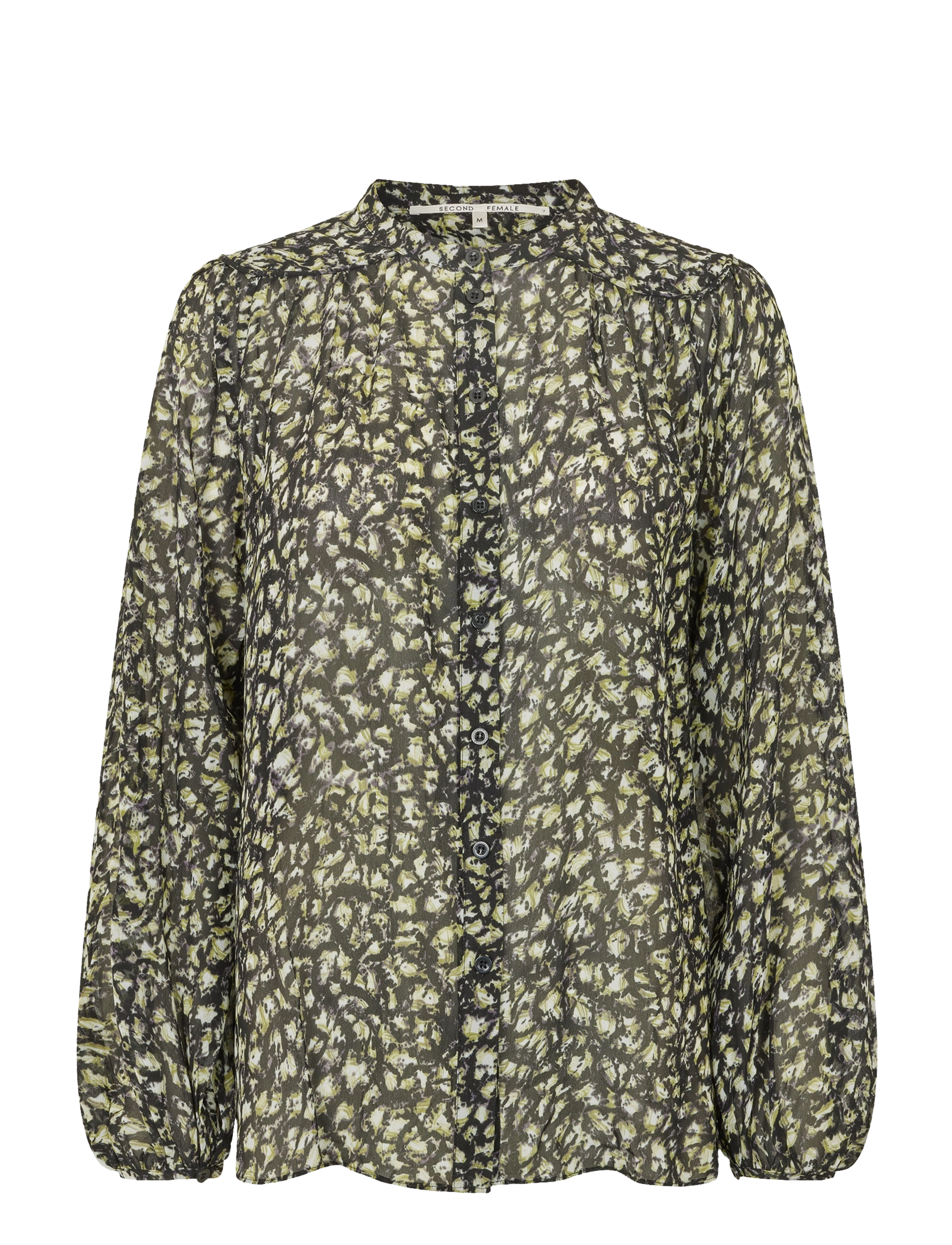 SECOND Damen Ayali Shirt Grün - XS - Damen