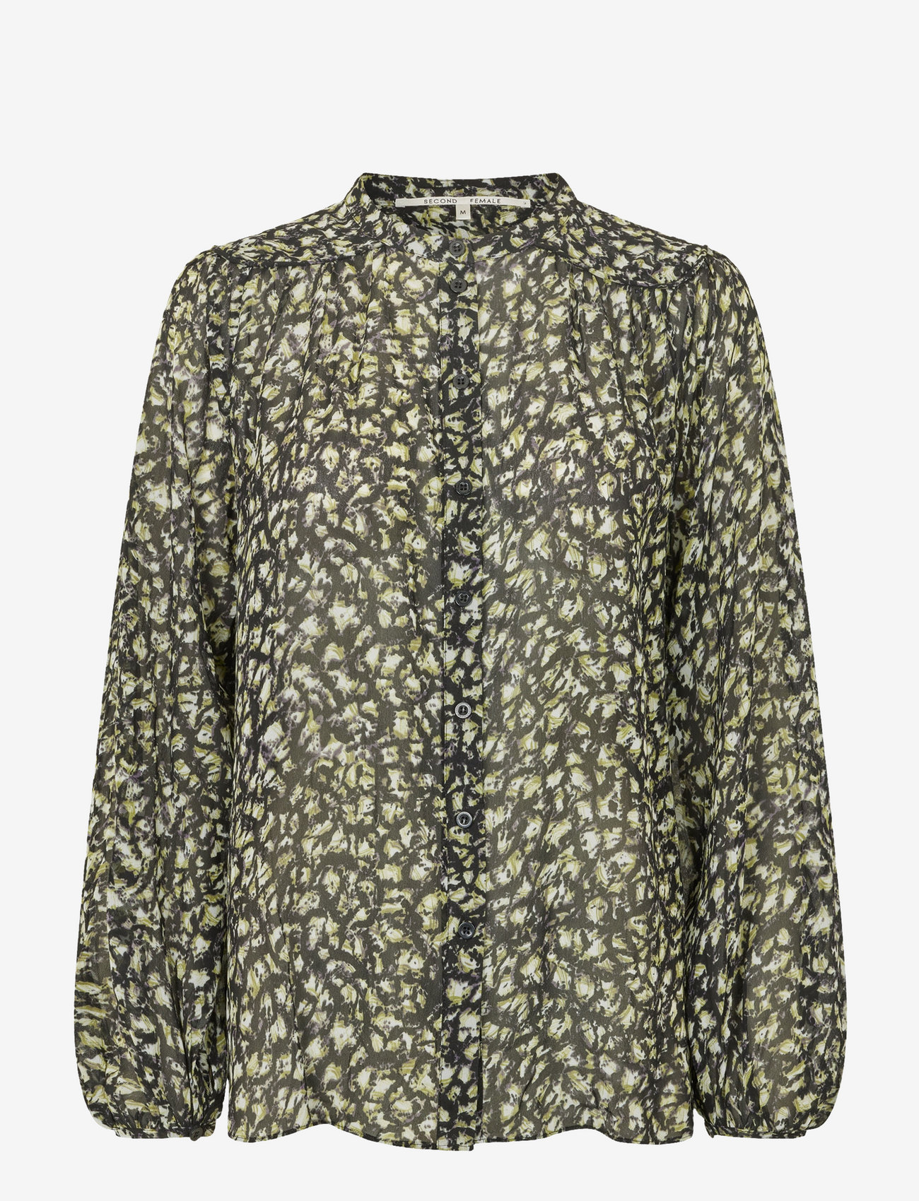 Second Female - Ayali Shirt - langærmede skjorter - black - 0