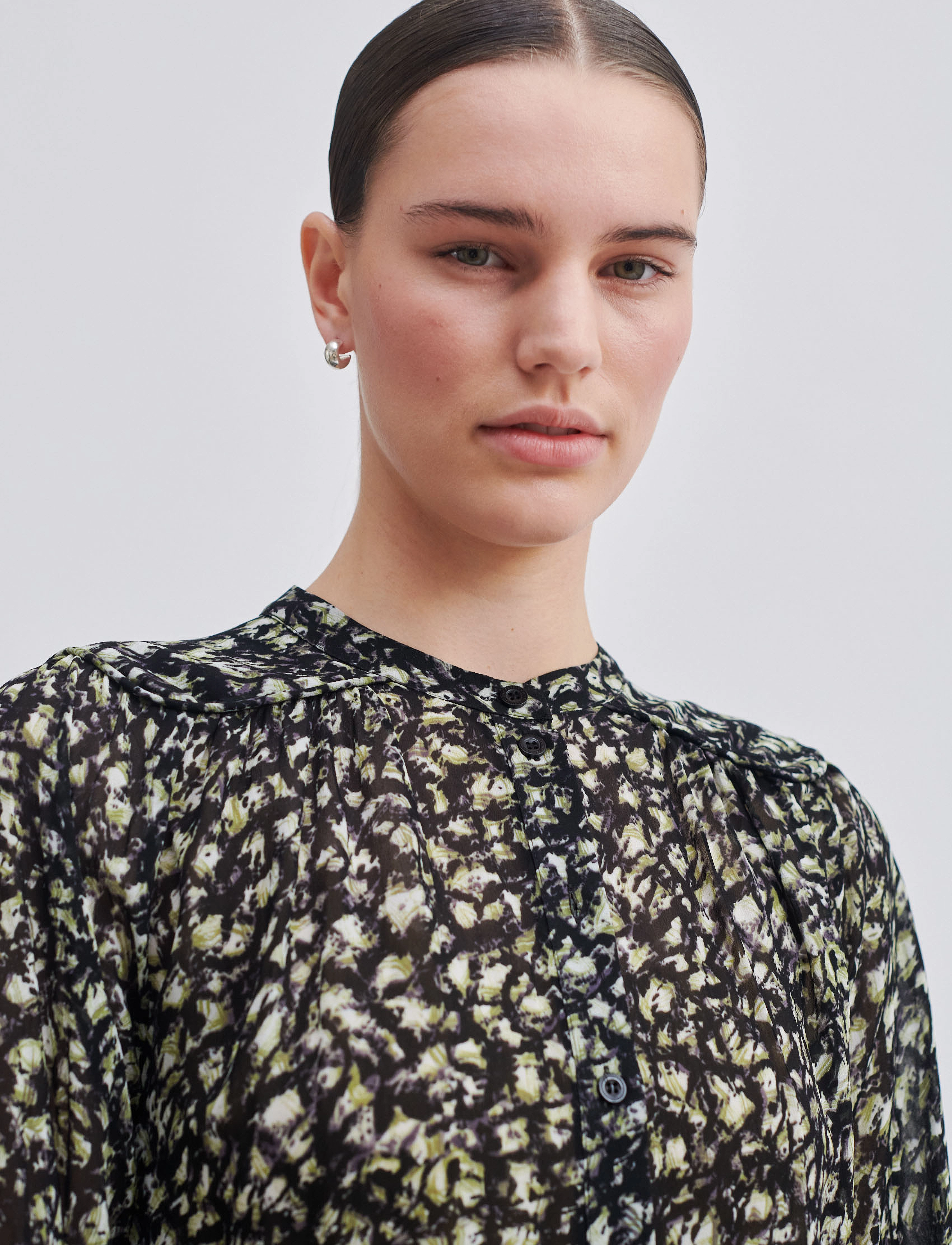 Second Female - Ayali Shirt - langärmlige hemden - black - 3