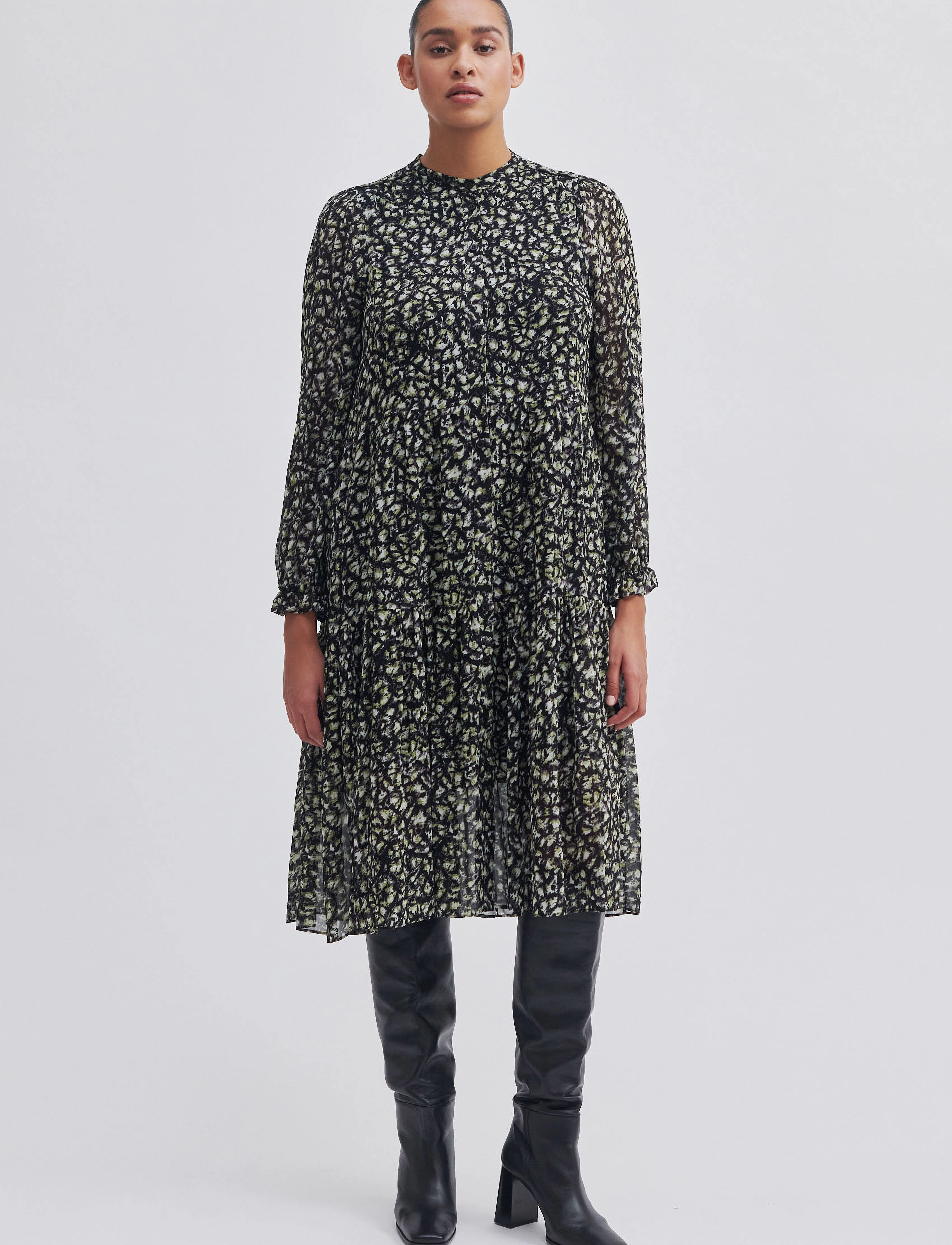 Second Female - Ayali Dress - sommarklänningar - black - 3