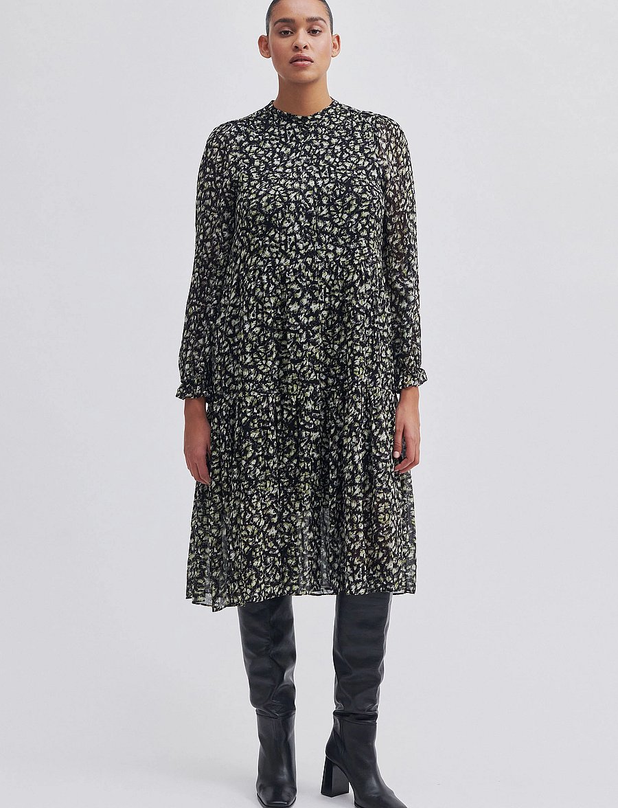 Second Female - Ayali Dress - kesämekot - black - 3