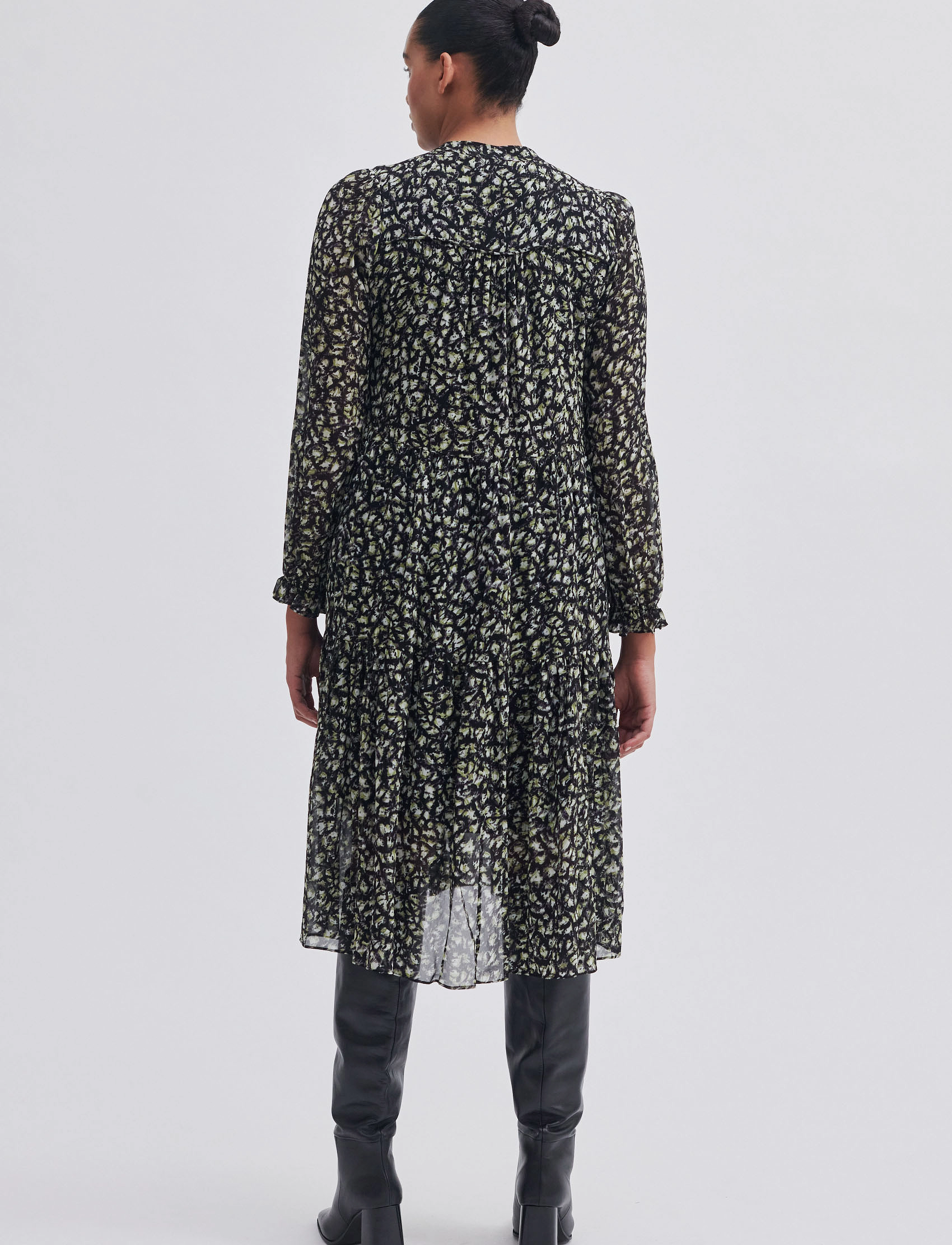Second Female - Ayali Dress - sommarklänningar - black - 4