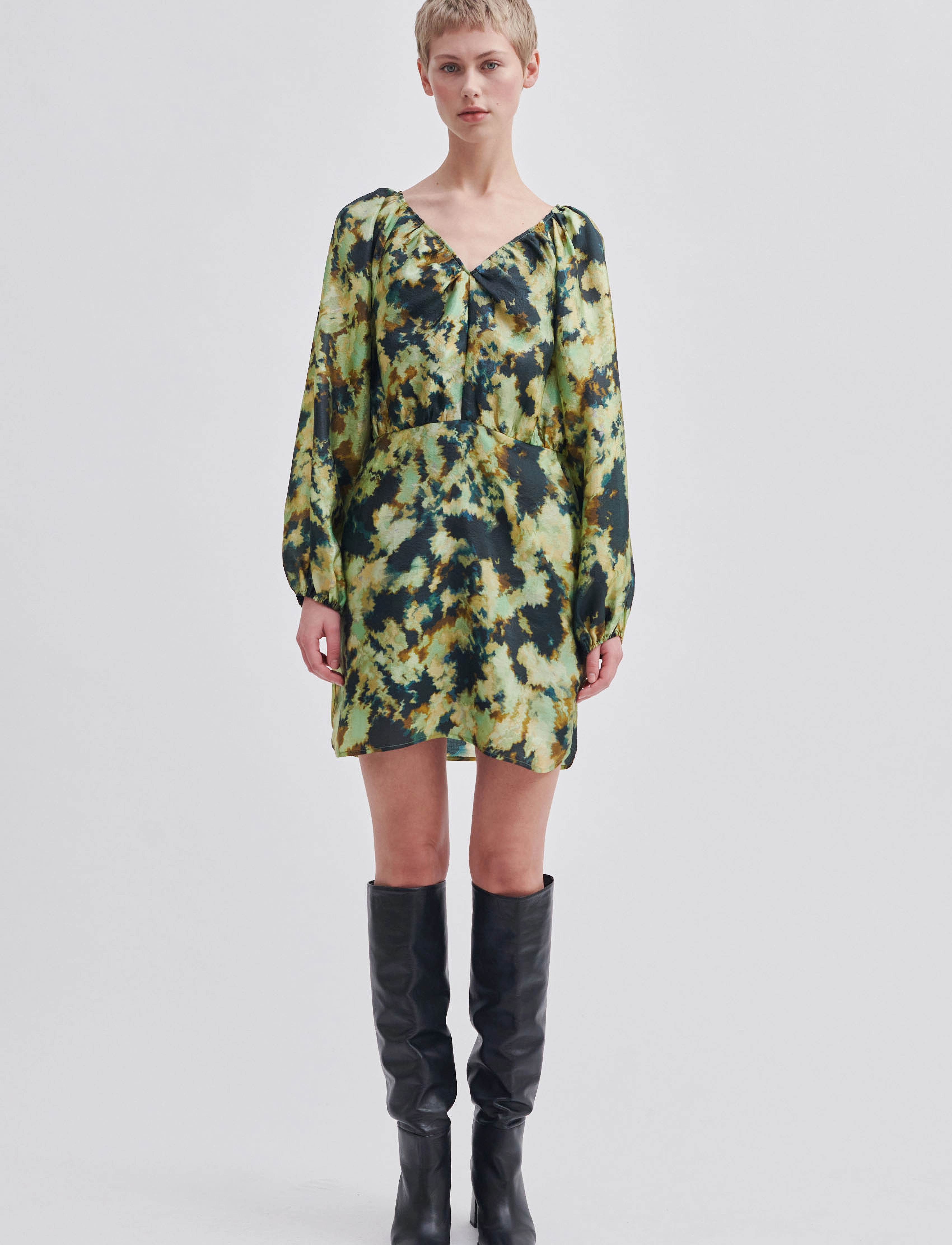 Second Female Valde Dress - Aftenkjoler & Gallakjoler - KAMBABA / green