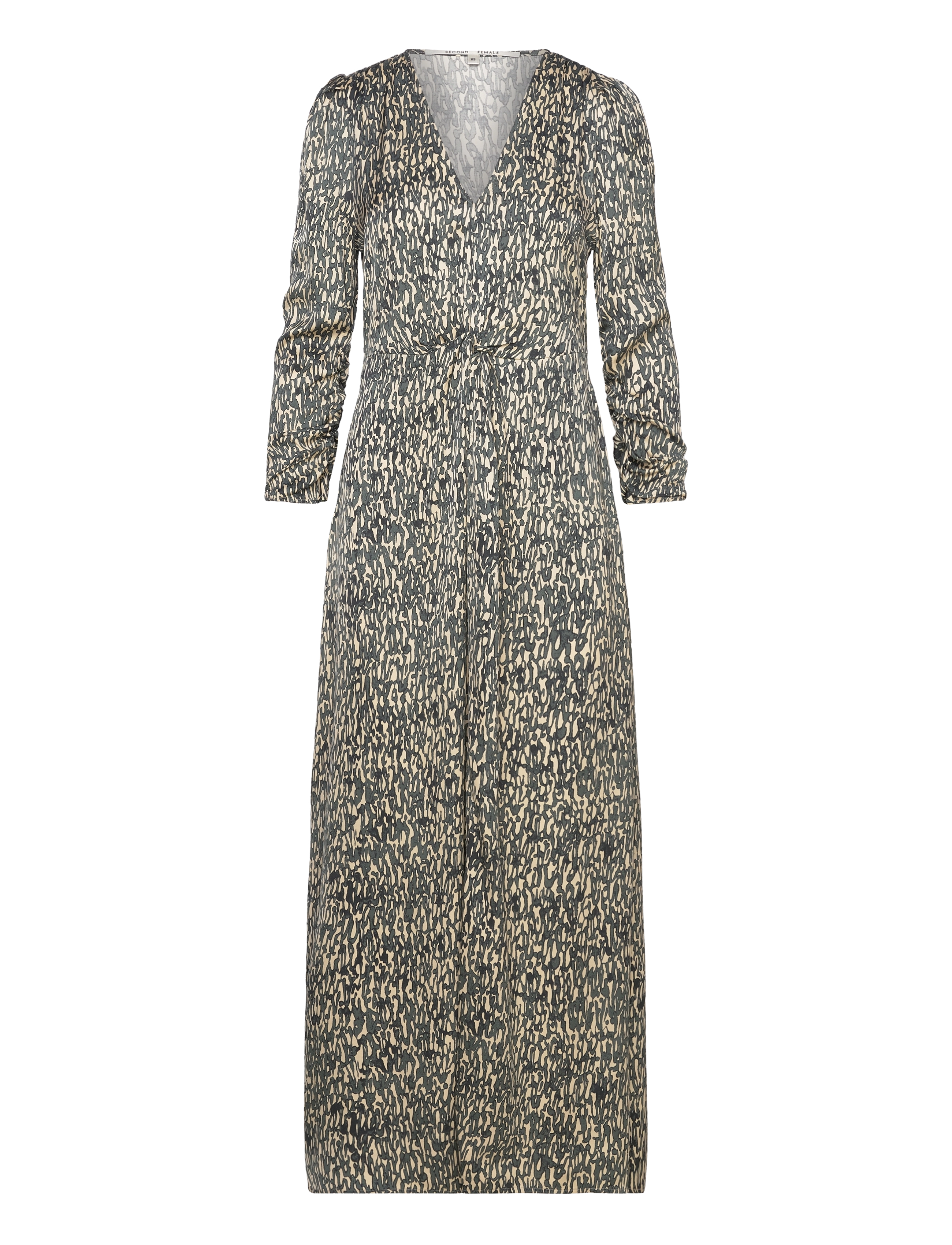 Second Female Luna Maxi Dress - Second Female - WOODLAND GRAY / grey