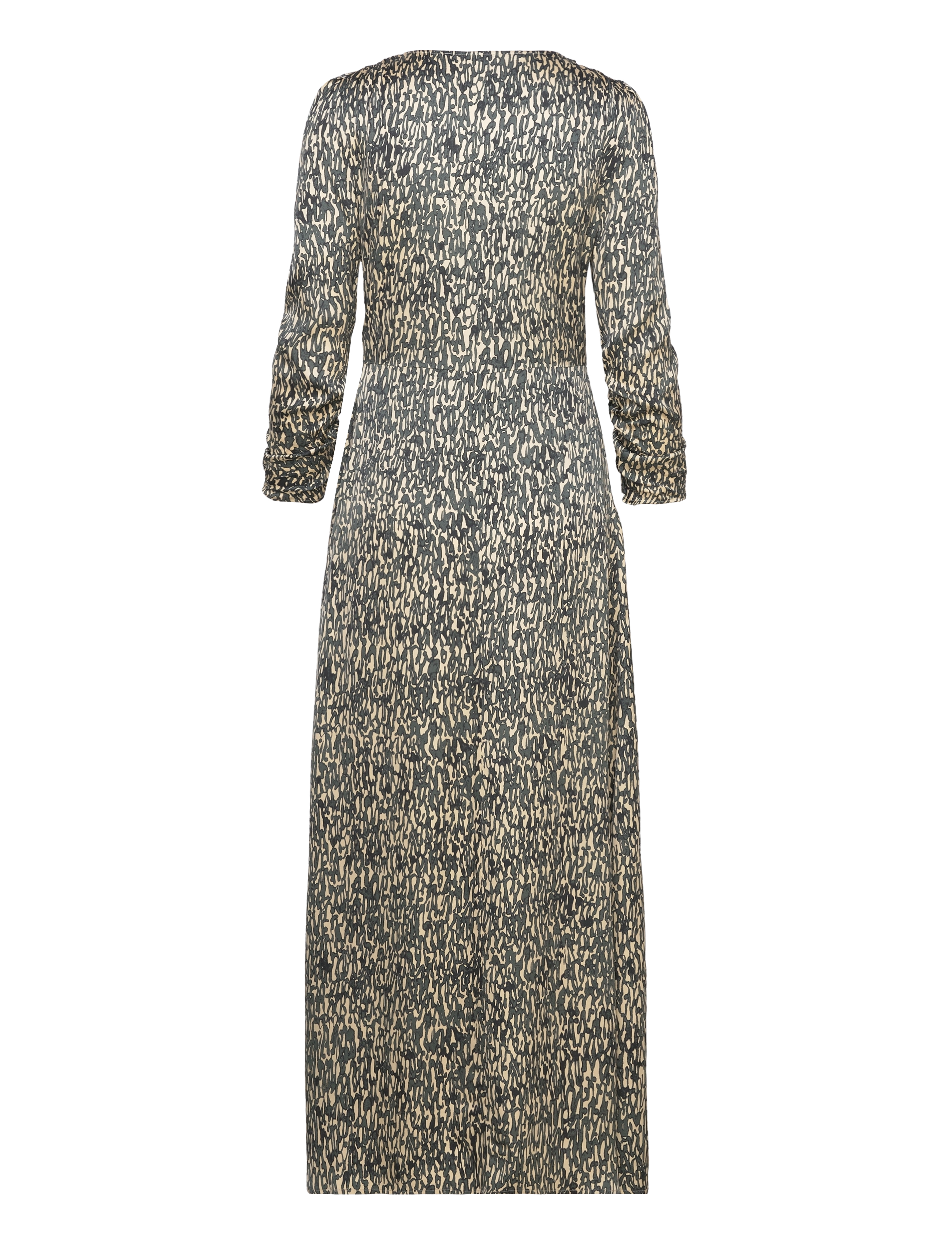 Second Female - Luna Maxi Dress - midi kjoler - woodland gray - 2