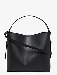 Second Female - Leata Maxi Leather Bag - peoriided outlet-hindadega - black silver - 0