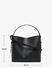 Second Female - Leata Maxi Leather Bag - peoriided outlet-hindadega - black silver - 9