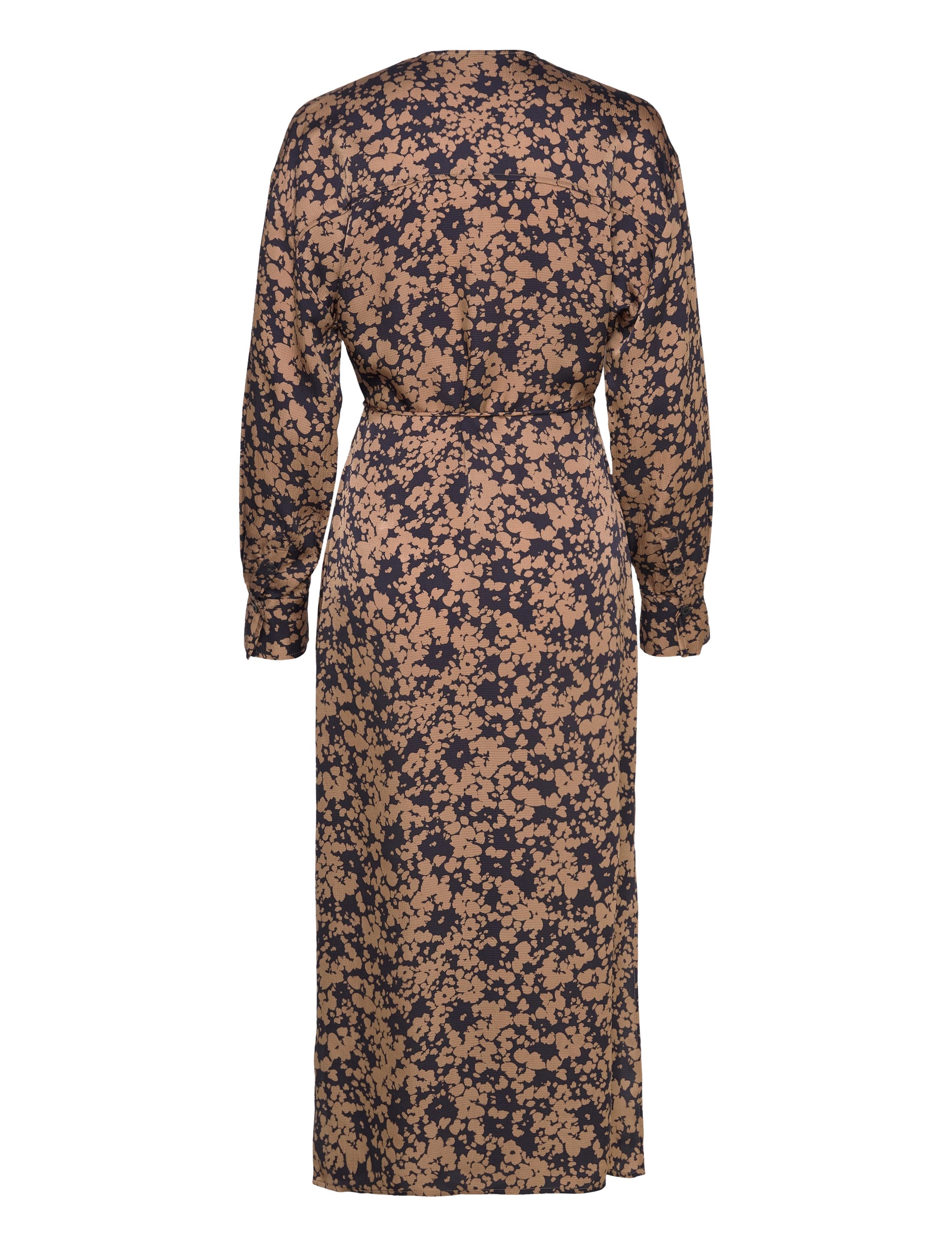 Second Female - Vincent Wrap Dress - slå-om-kjoler - silver mink - 1