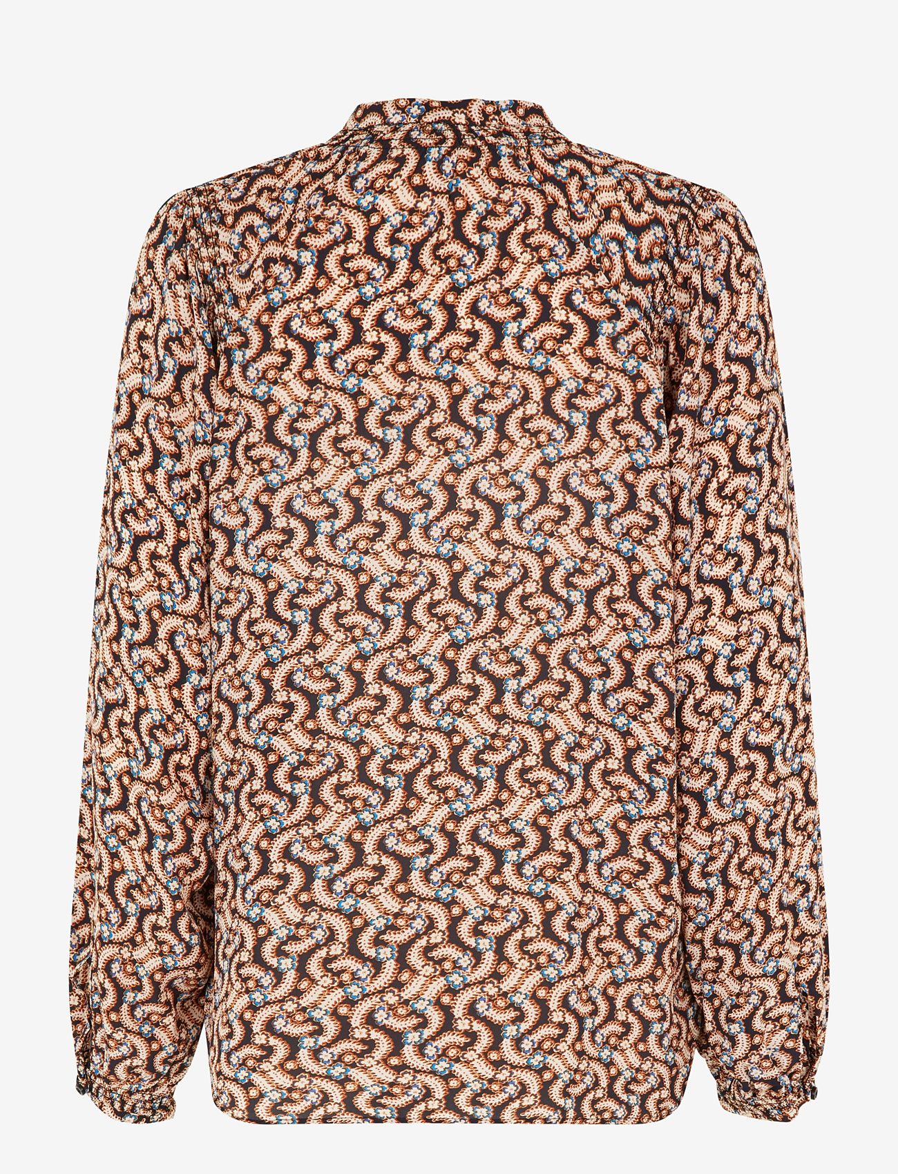 Second Female - Theo Shirt - langærmede bluser - black - 1