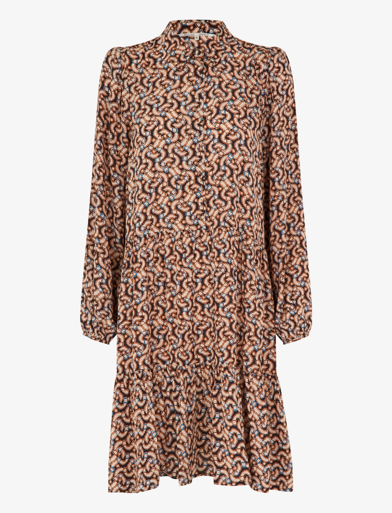 SECOND Damen Theo Kleid Braun - XS - Damen