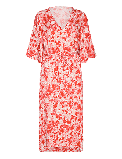 Second Female Papaveri SS Dress - Mekot - TIGERLILY / red