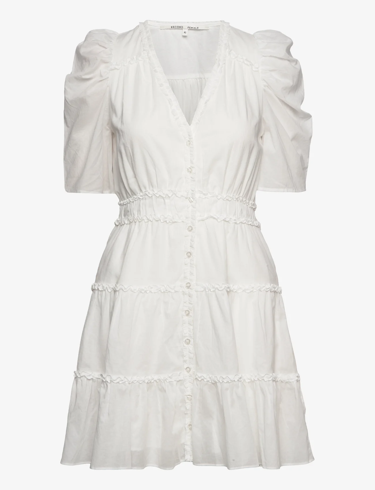Second Female - Jodisa Dress - krótkie sukienki - white - 0