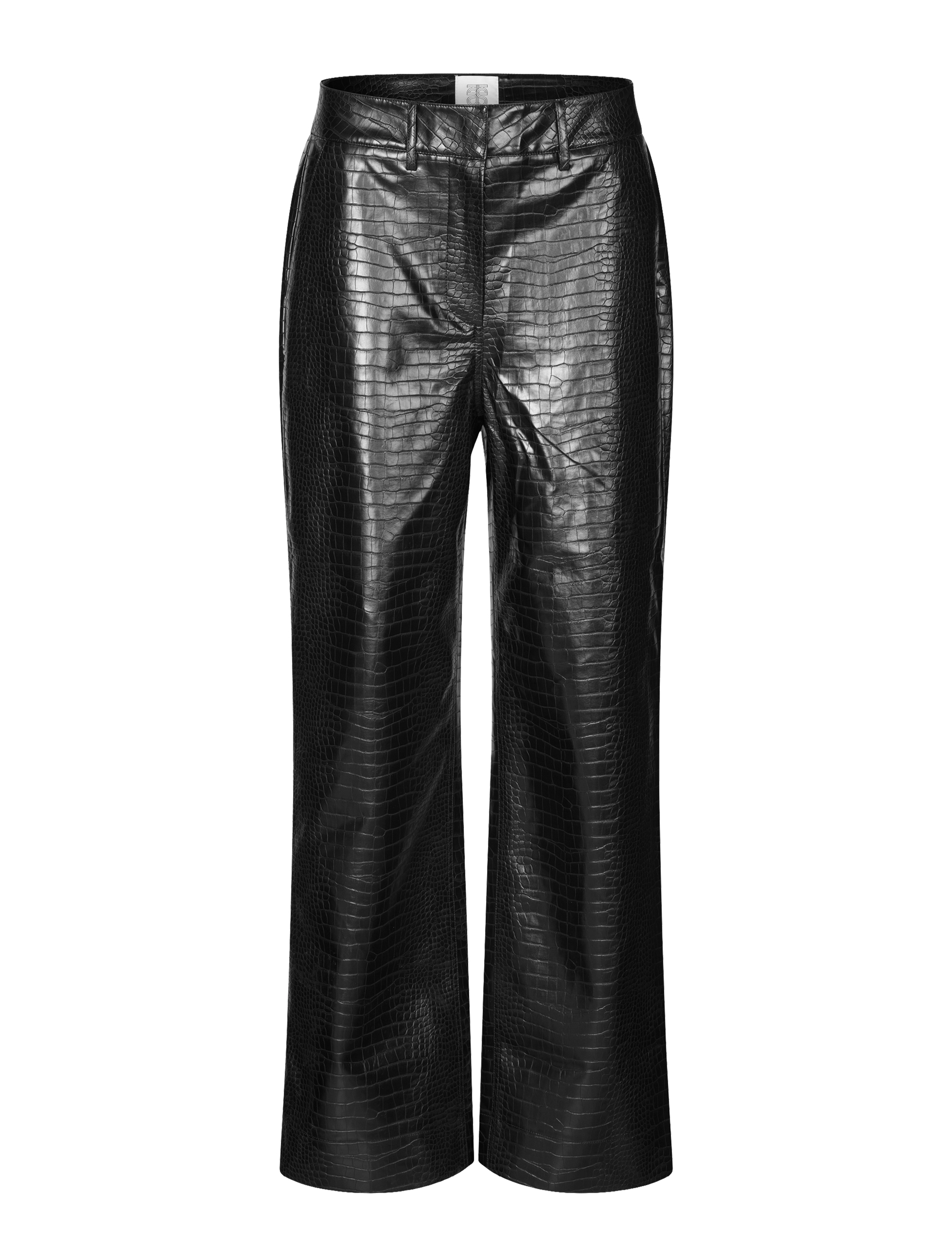 Second Female Amillia Trousers - Kleidung - BLACK / black